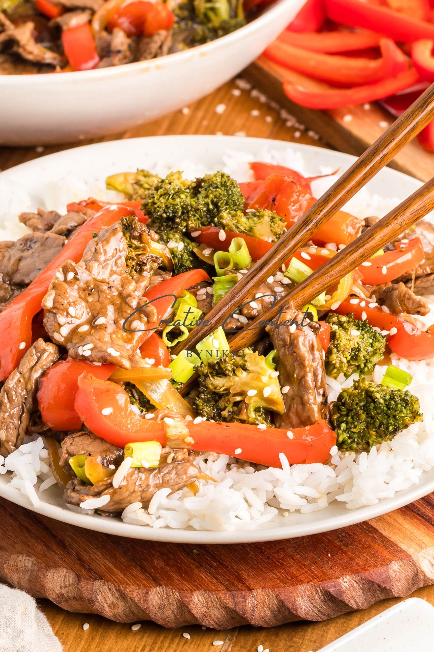 Beef Teriyaki Stir Fry -   Set 2 of 2