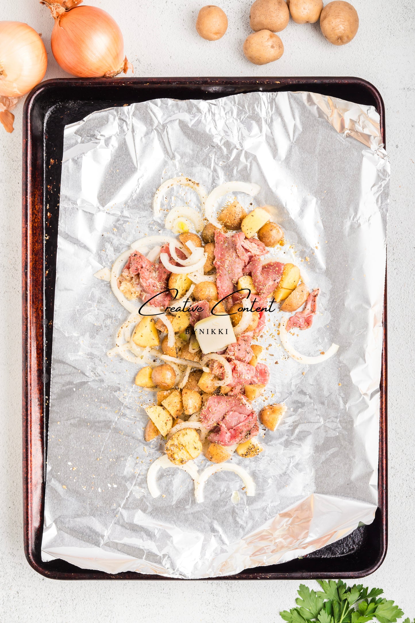 Beef and Potato Foil Packet - Exclusive