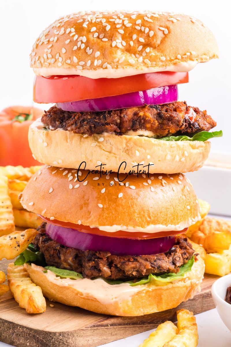 Black Bean Burgers + Chipotle Mayonnaise  - Exclusive