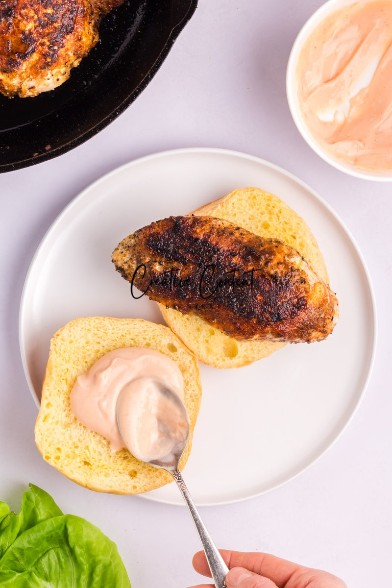 Blackened Chicken Sandwich - Set 3 of 3