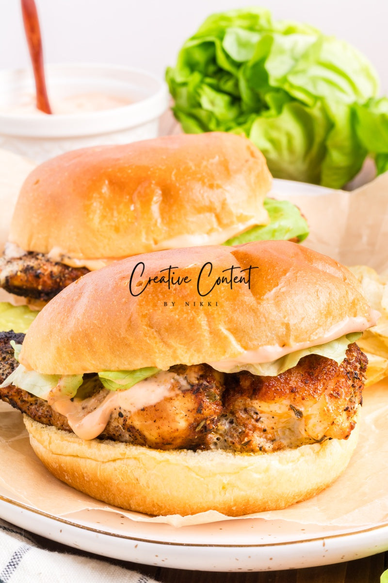 Blackened Chicken Sandwich - Set 3 of 3