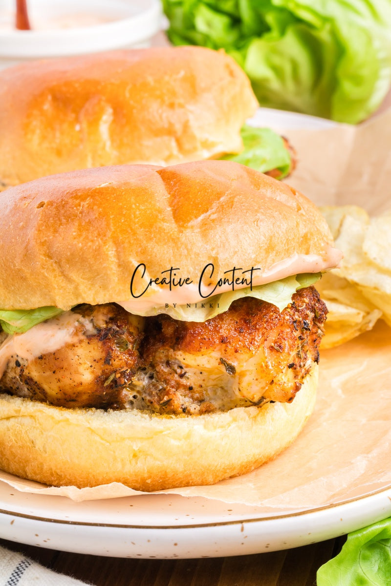 Blackened Chicken Sandwich - Set 3 of 3