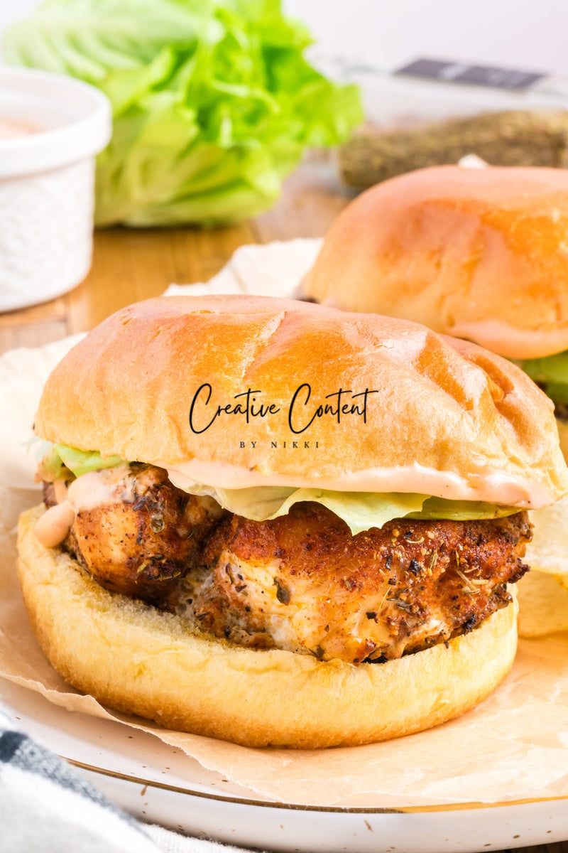 Blackened Chicken Sandwich - Set 3 of 3
