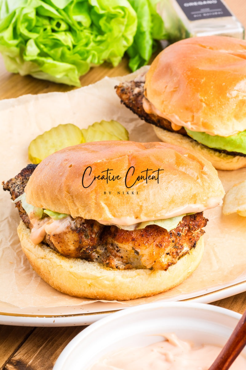 Blackened Chicken Sandwich - Set 3 of 3