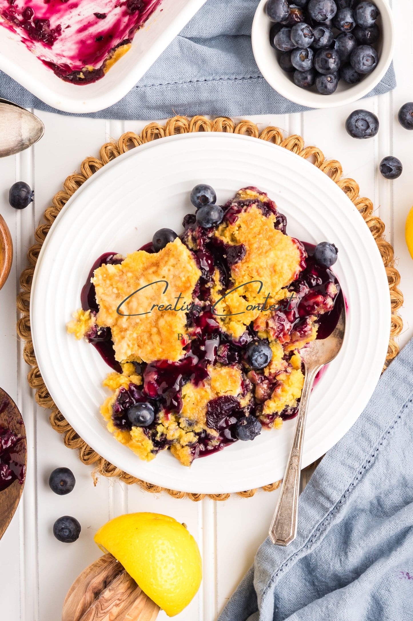 Blueberry Dump Cake -  Exclusive