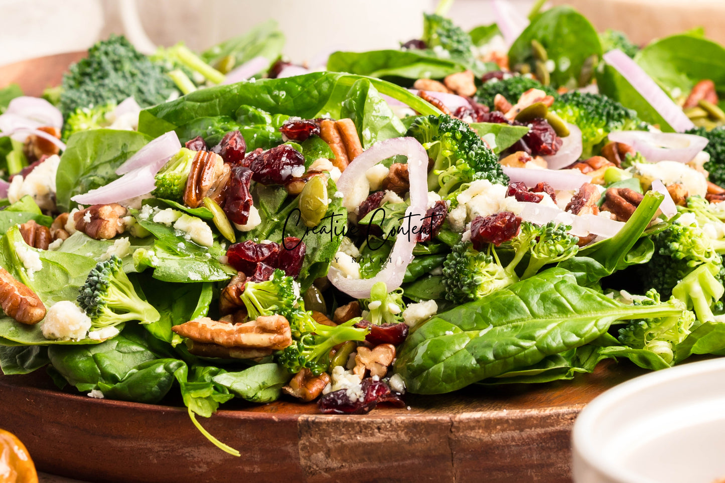 Spinach Salad + Dijon Vinaigrette  - Set 2 of 2