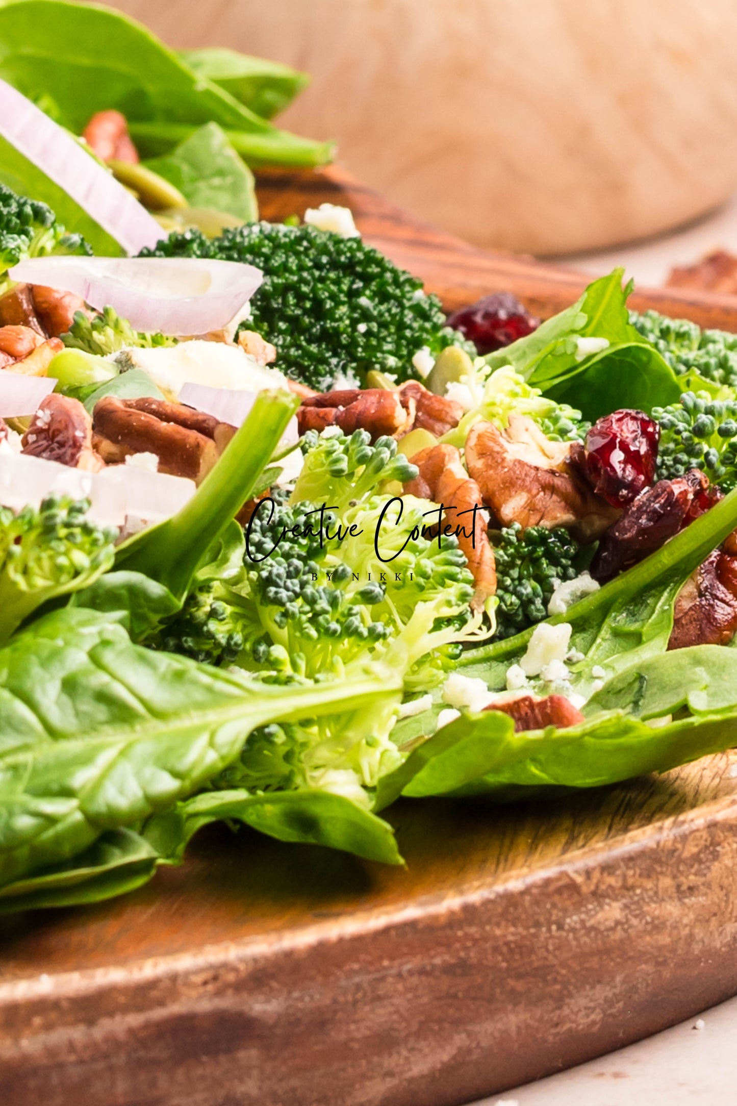 Spinach Salad + Dijon Vinaigrette  - Set 2 of 2