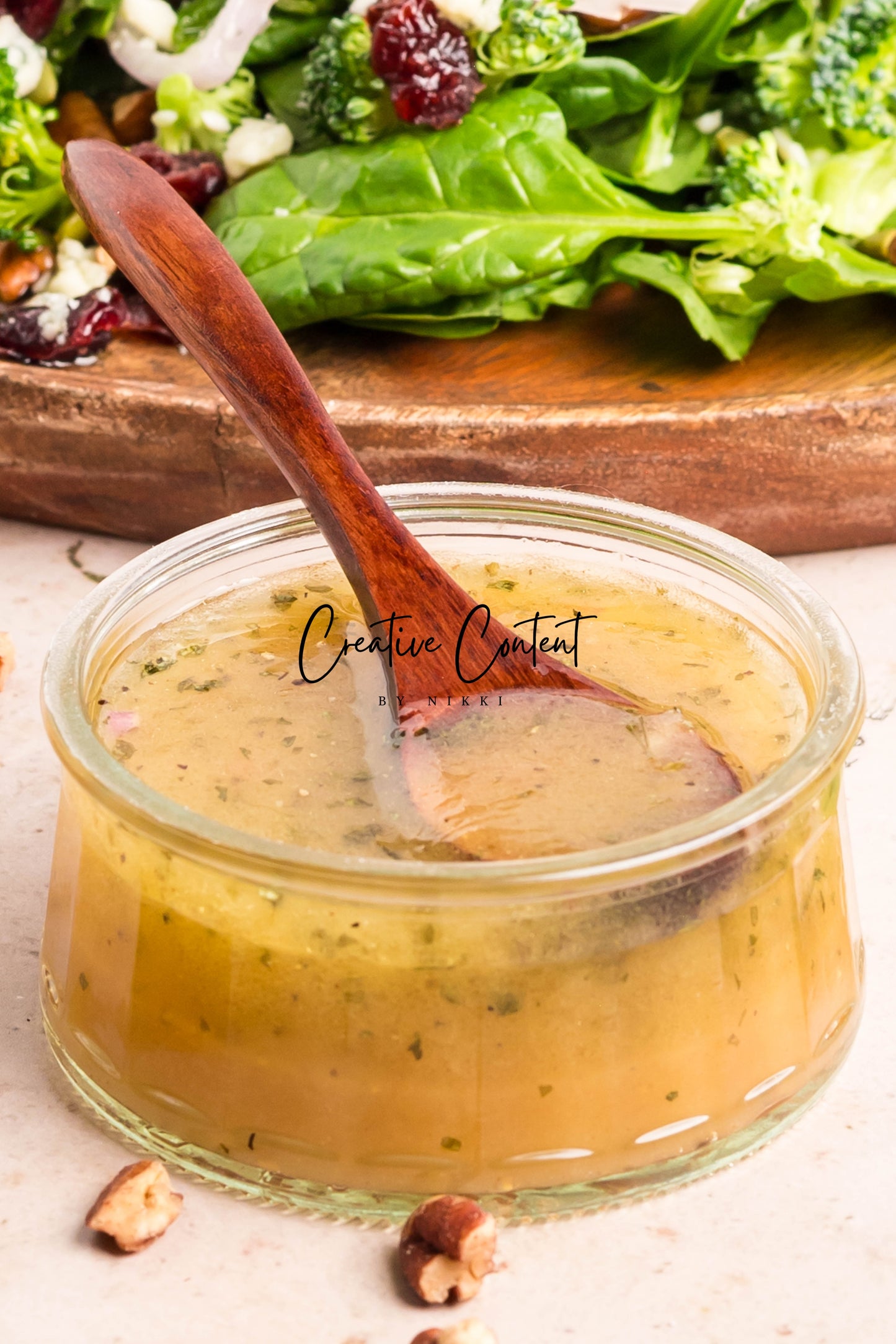 Spinach Salad + Dijon Vinaigrette  - Set 2 of 2