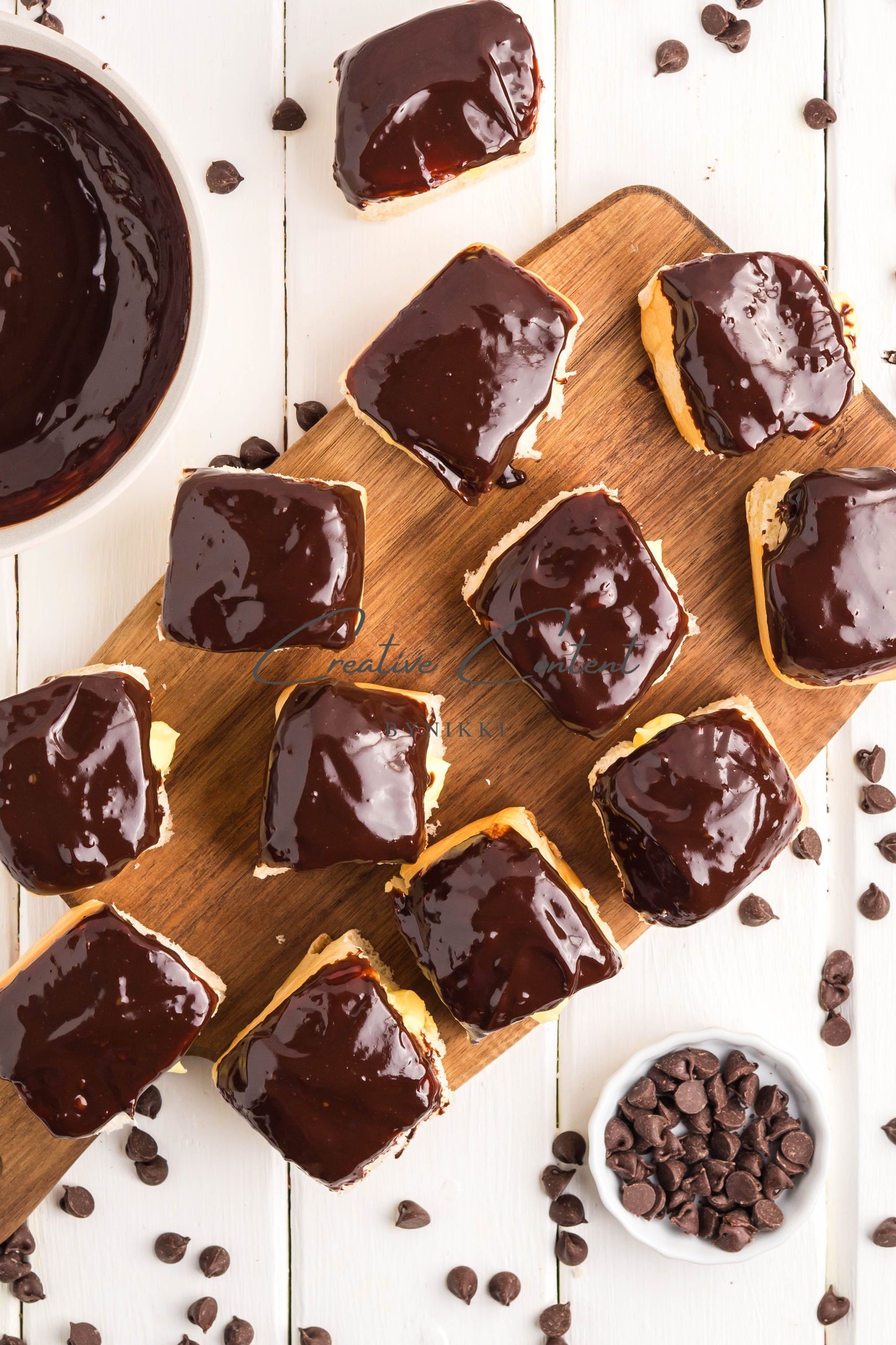 Boston Cream Pie Hawaiian Rolls -  Exclusive