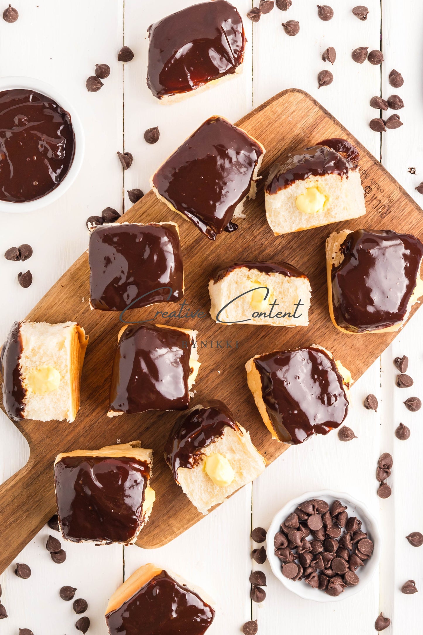 Boston Cream Pie Hawaiian Rolls -  Exclusive