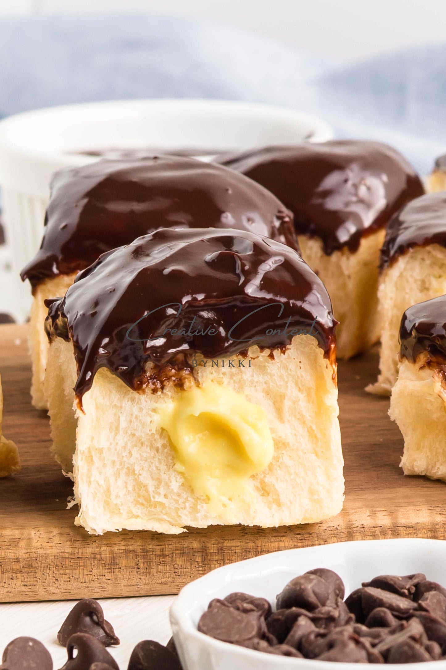 Boston Cream Pie Hawaiian Rolls -  Exclusive