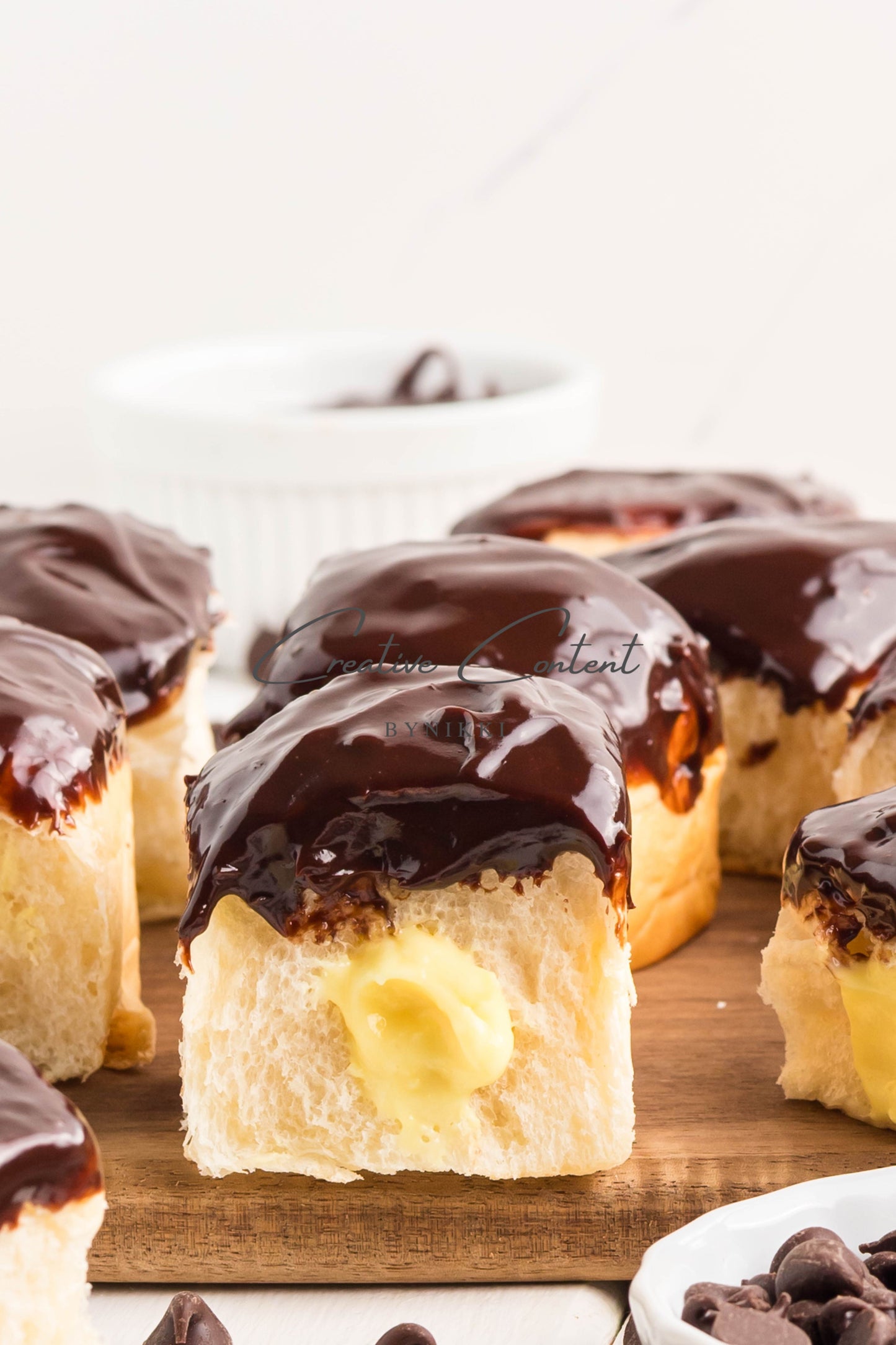 Boston Cream Pie Hawaiian Rolls -  Exclusive