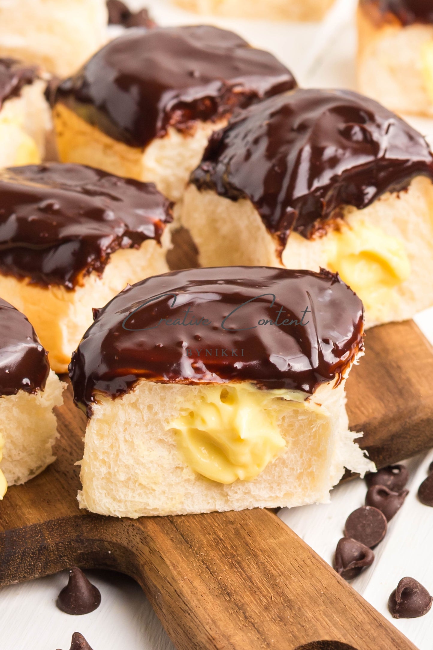 Boston Cream Pie Hawaiian Rolls -  Exclusive