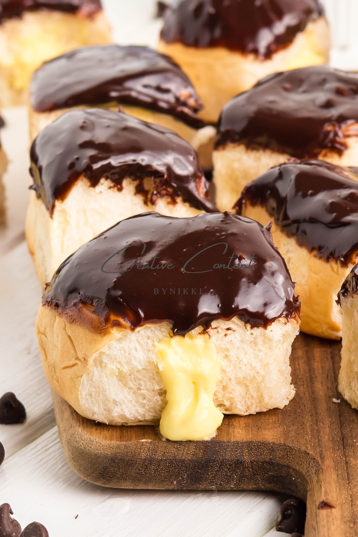 Boston Cream Pie Hawaiian Rolls -  Exclusive