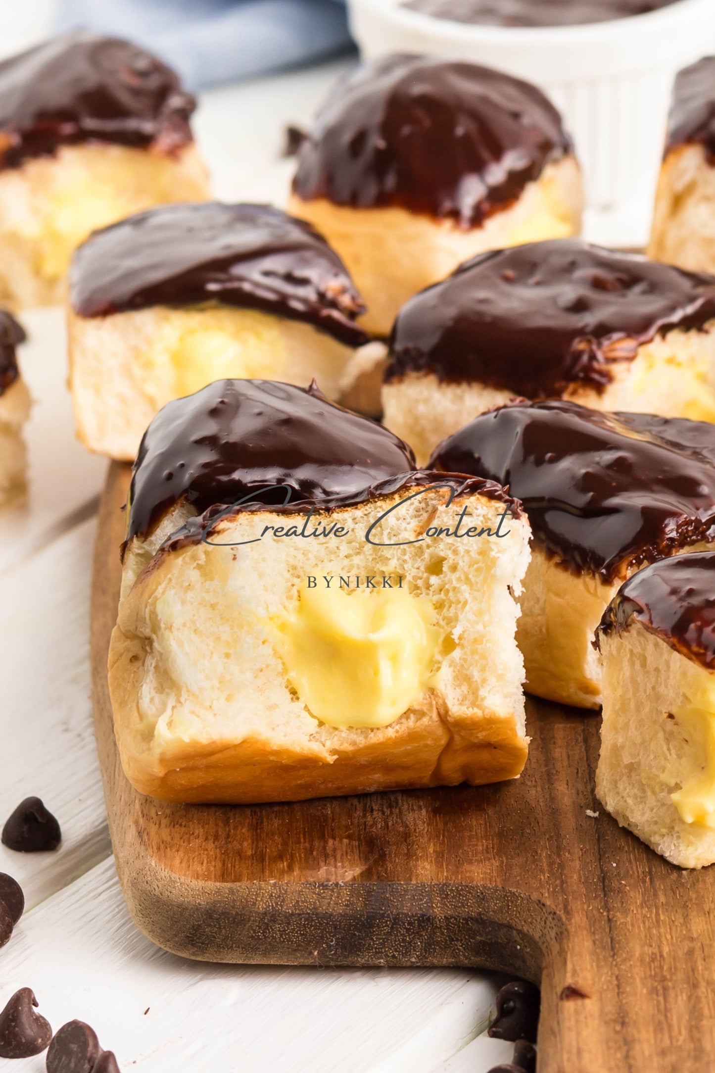Boston Cream Pie Hawaiian Rolls -  Exclusive
