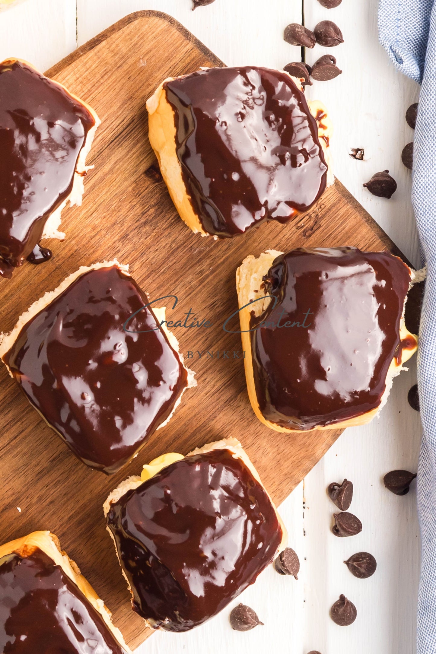 Boston Cream Pie Hawaiian Rolls -  Exclusive