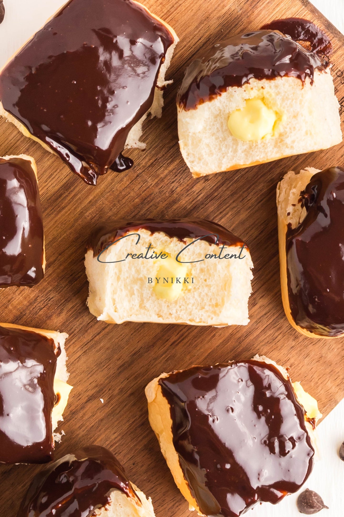 Boston Cream Pie Hawaiian Rolls -  Exclusive