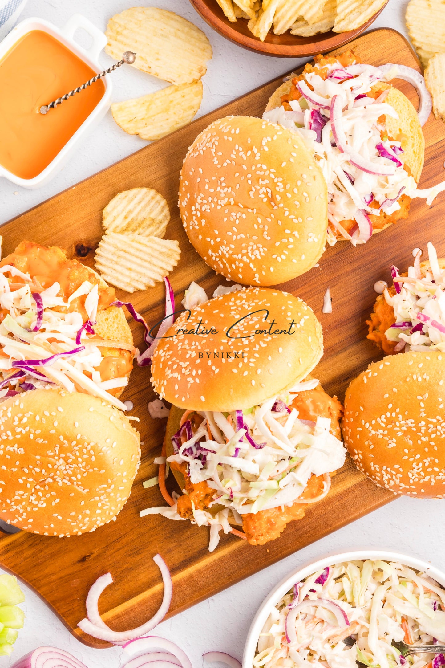 Buffalo Chicken Sandwich + Coleslaw  - Exclusive
