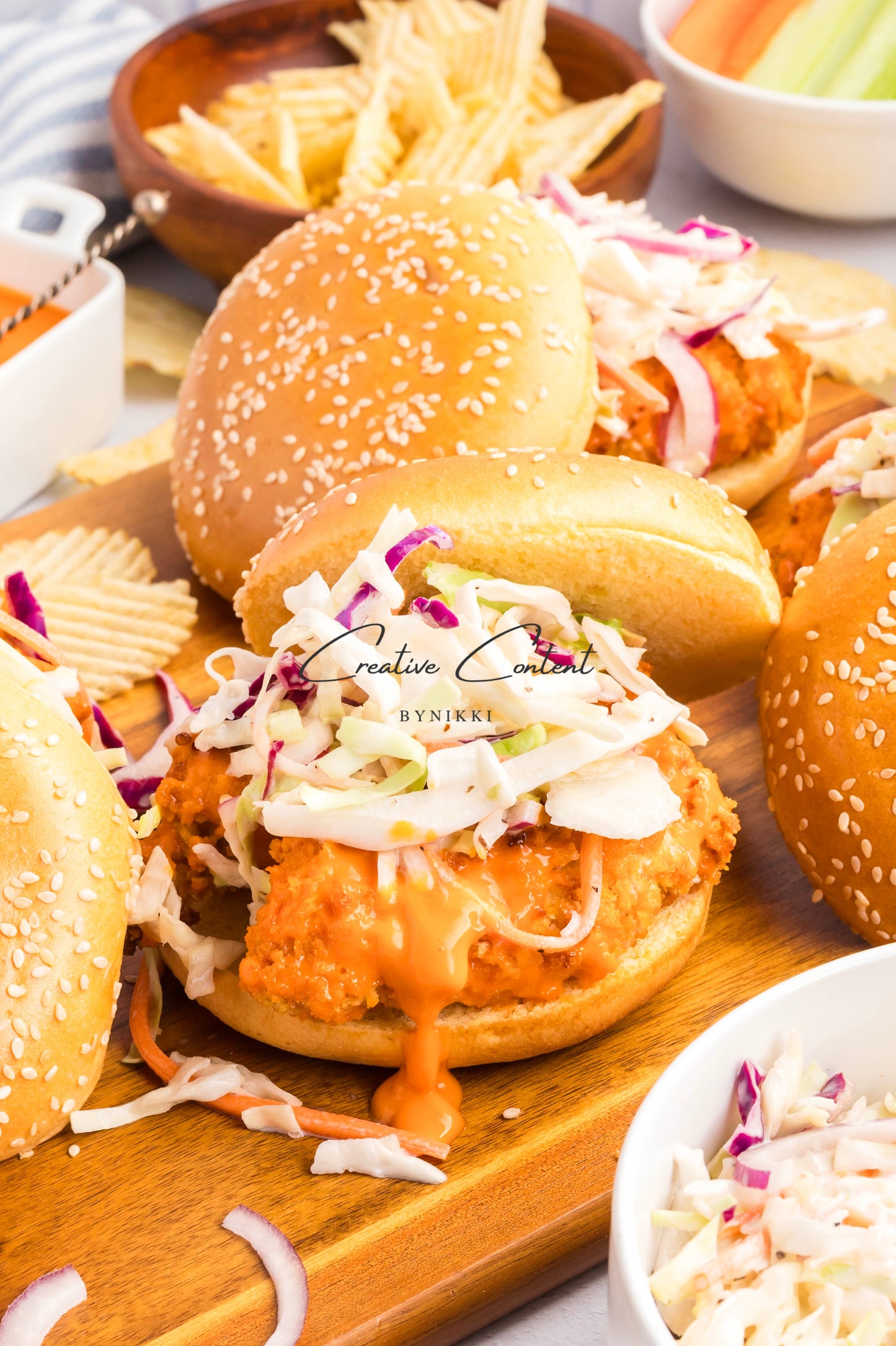 Buffalo Chicken Sandwich + Coleslaw  - Exclusive