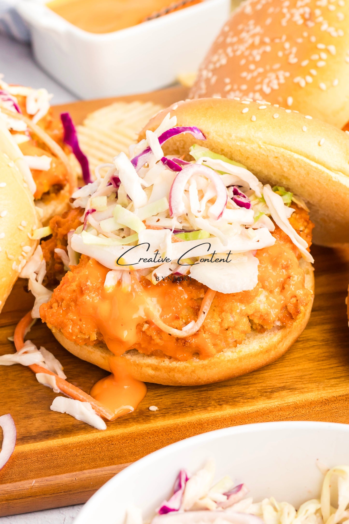 Buffalo Chicken Sandwich + Coleslaw  - Exclusive