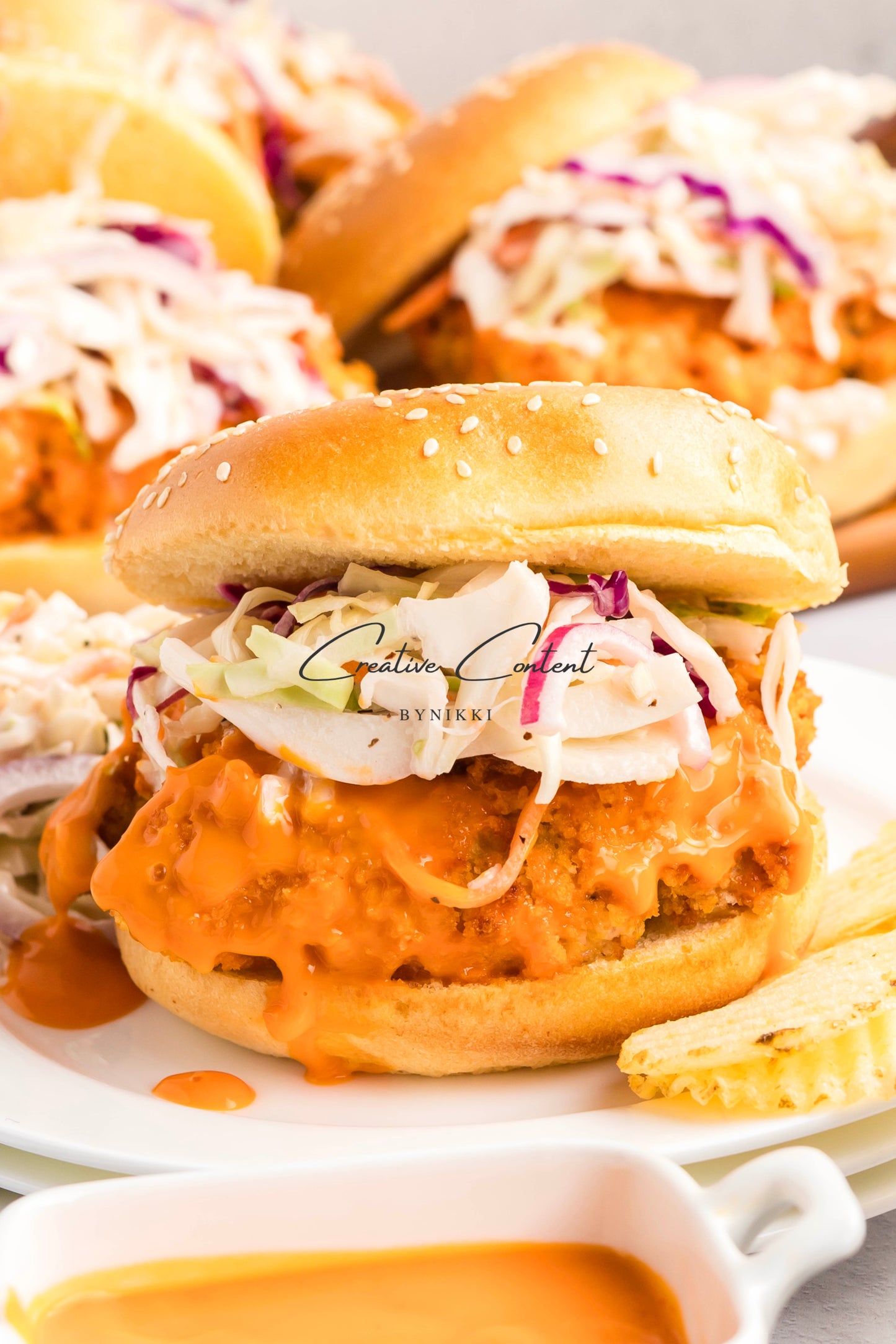 Buffalo Chicken Sandwich + Coleslaw  - Exclusive