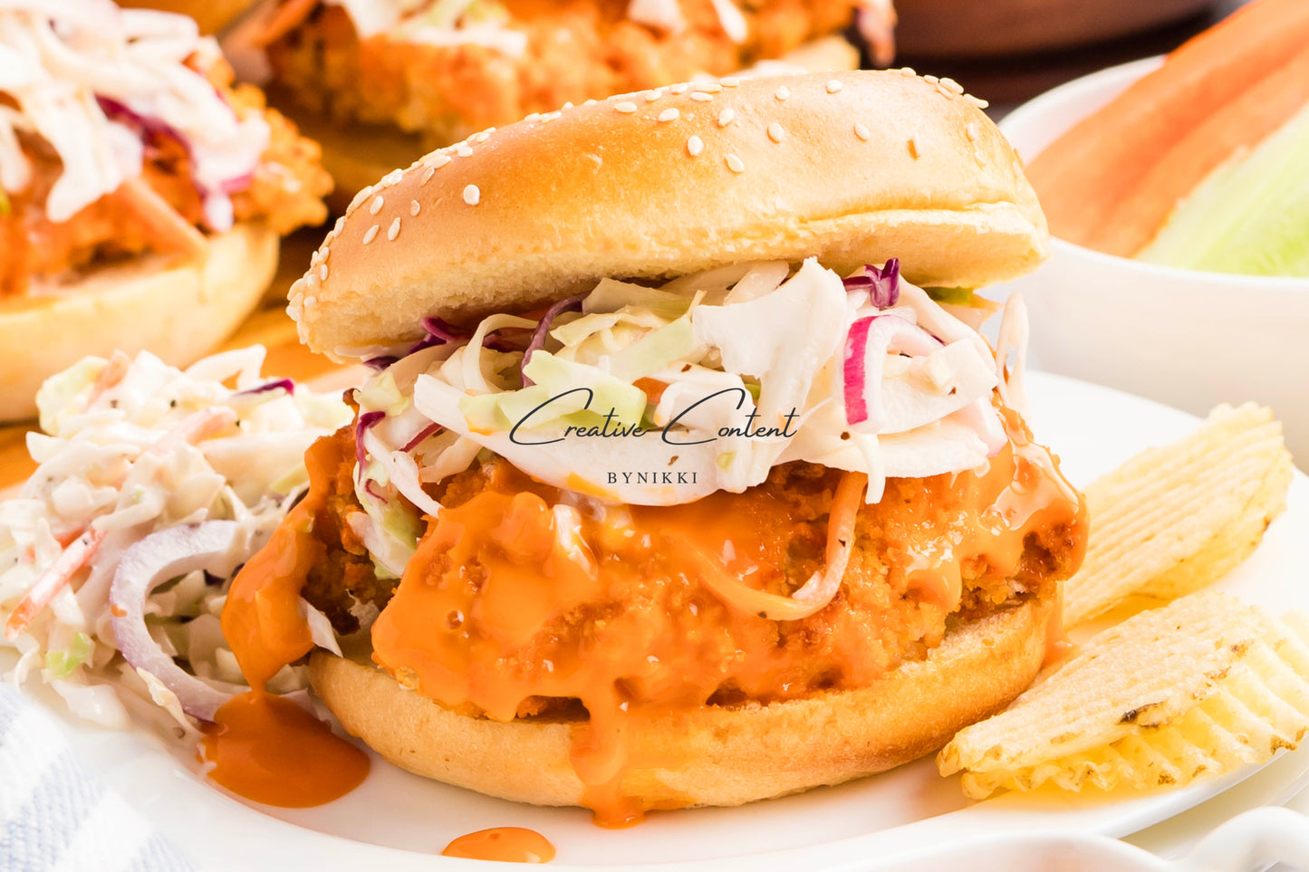 Buffalo Chicken Sandwich + Coleslaw  - Exclusive