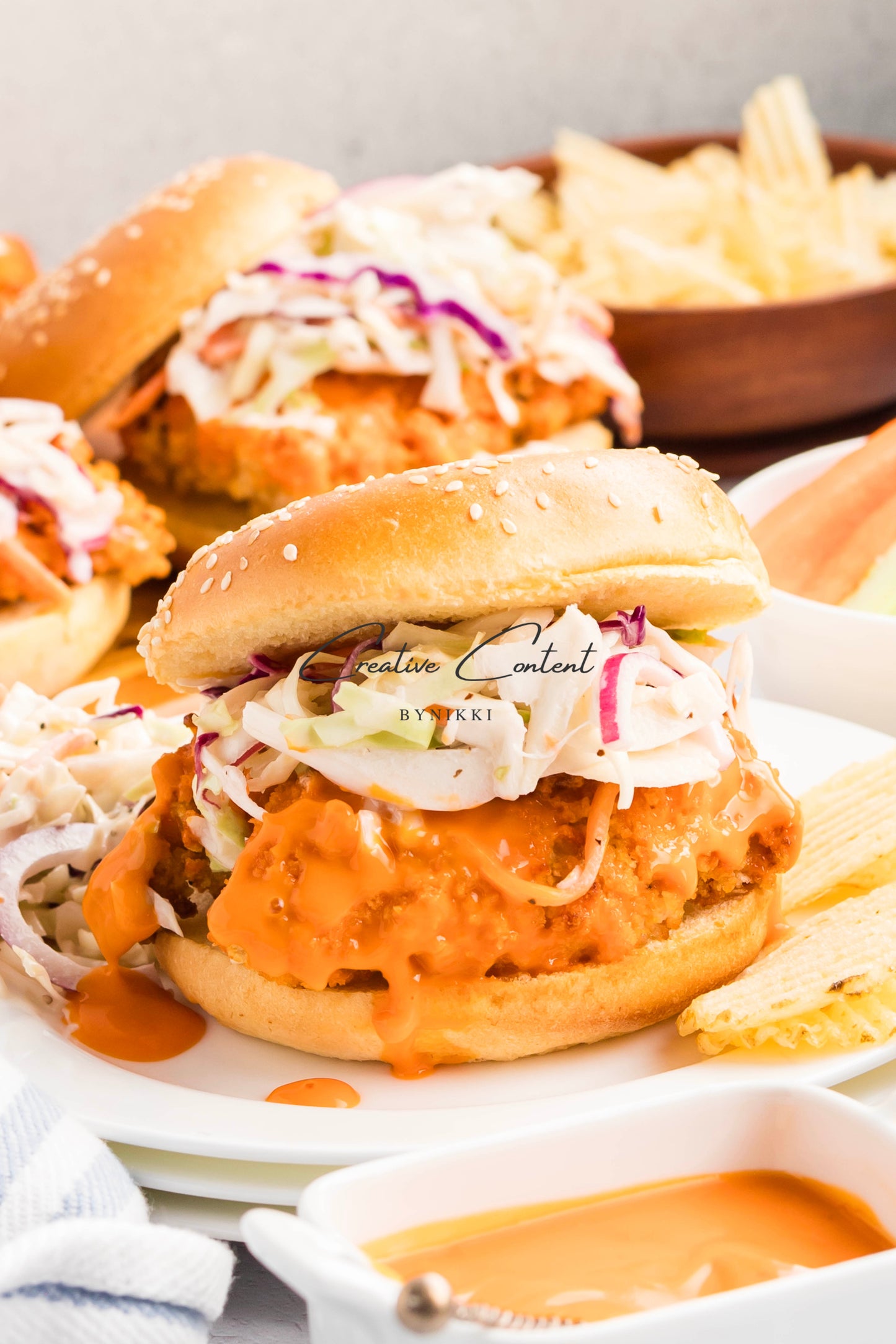 Buffalo Chicken Sandwich + Coleslaw  - Exclusive