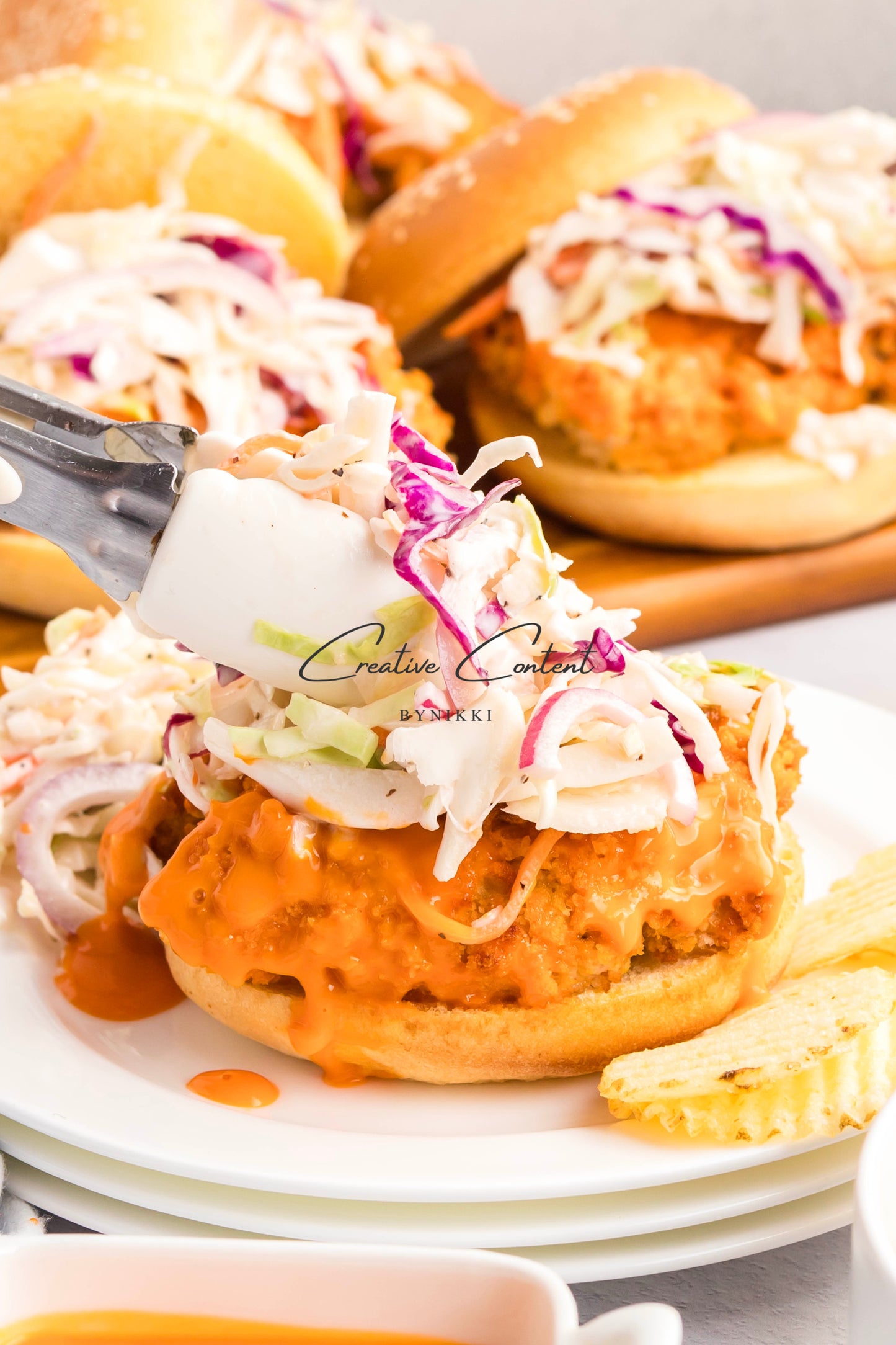 Buffalo Chicken Sandwich + Coleslaw  - Exclusive