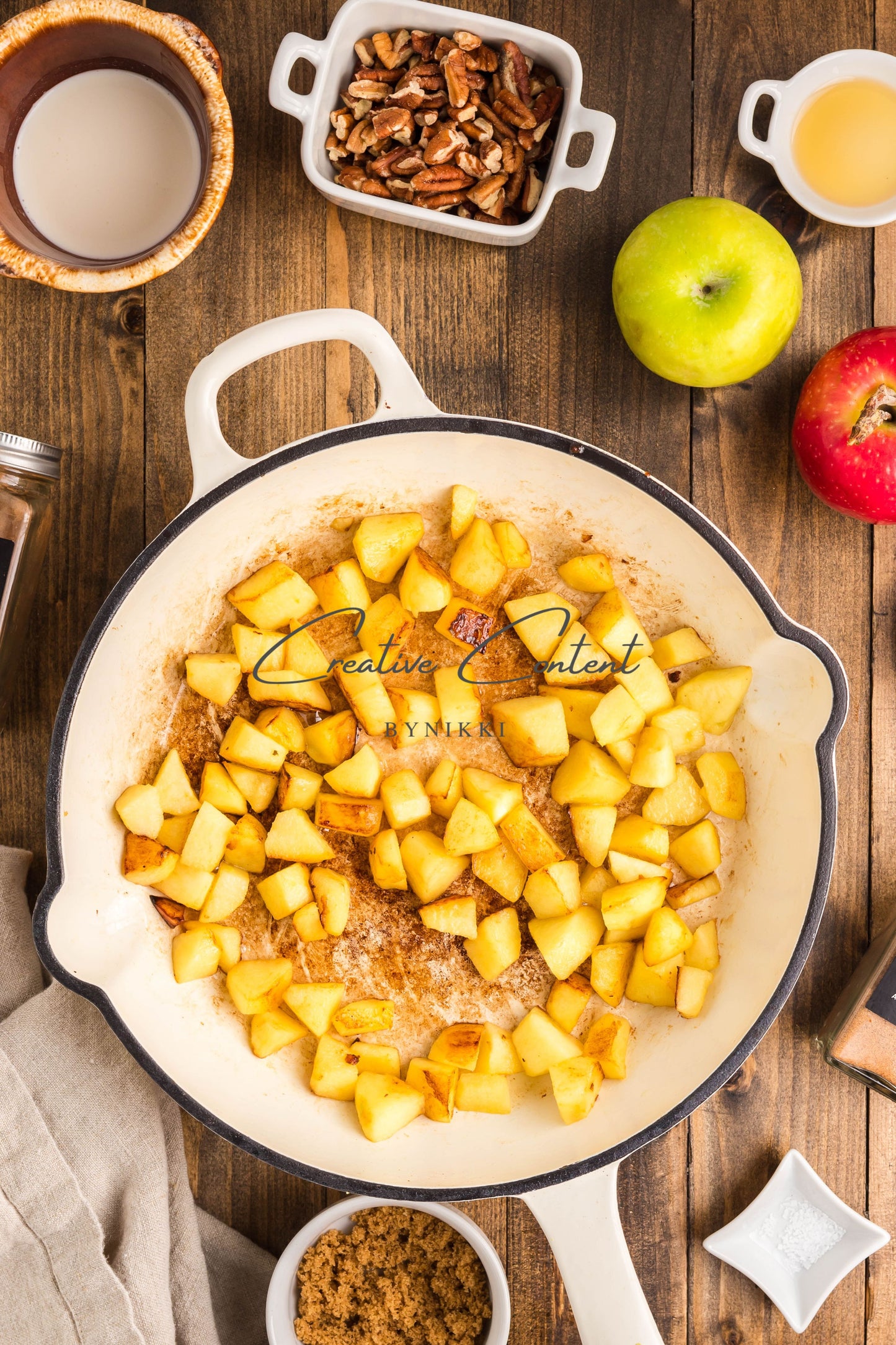 Caramel Apple Cinnamon Roll Casserole  -  Exclusive