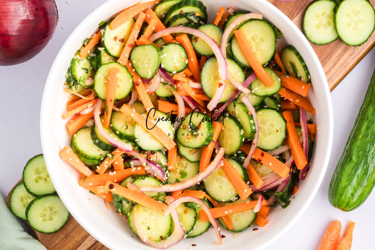Carrot and Cucumber Salad - (45 hero shots) Exclusive