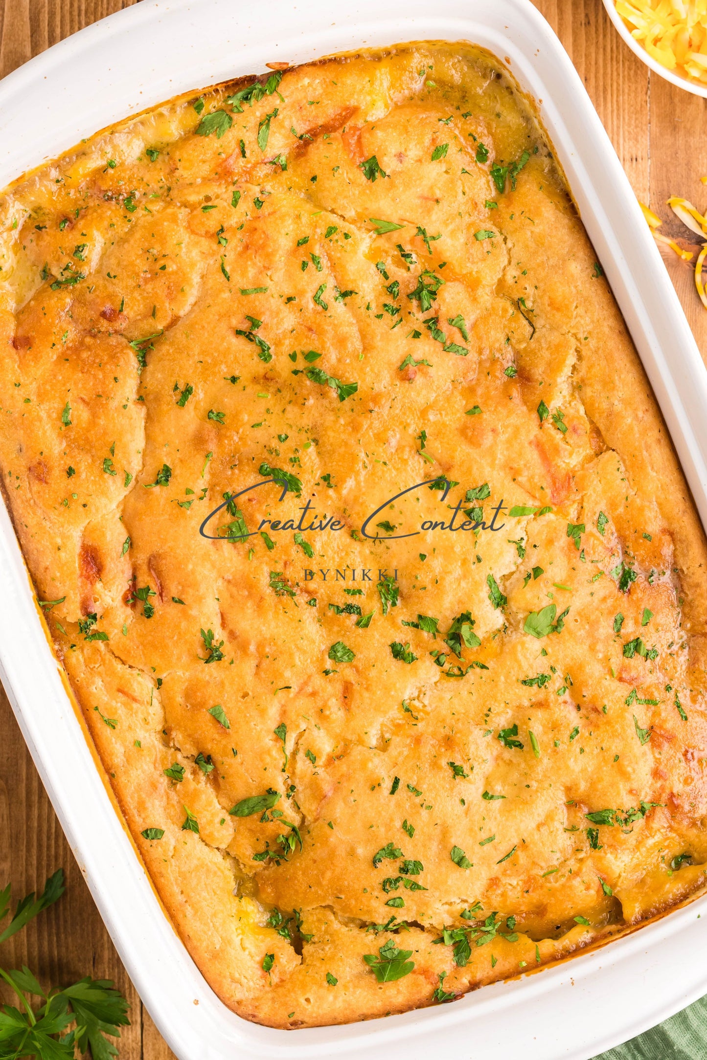 Cheddar Bay Ground Beef Cobbler -  Exclusive