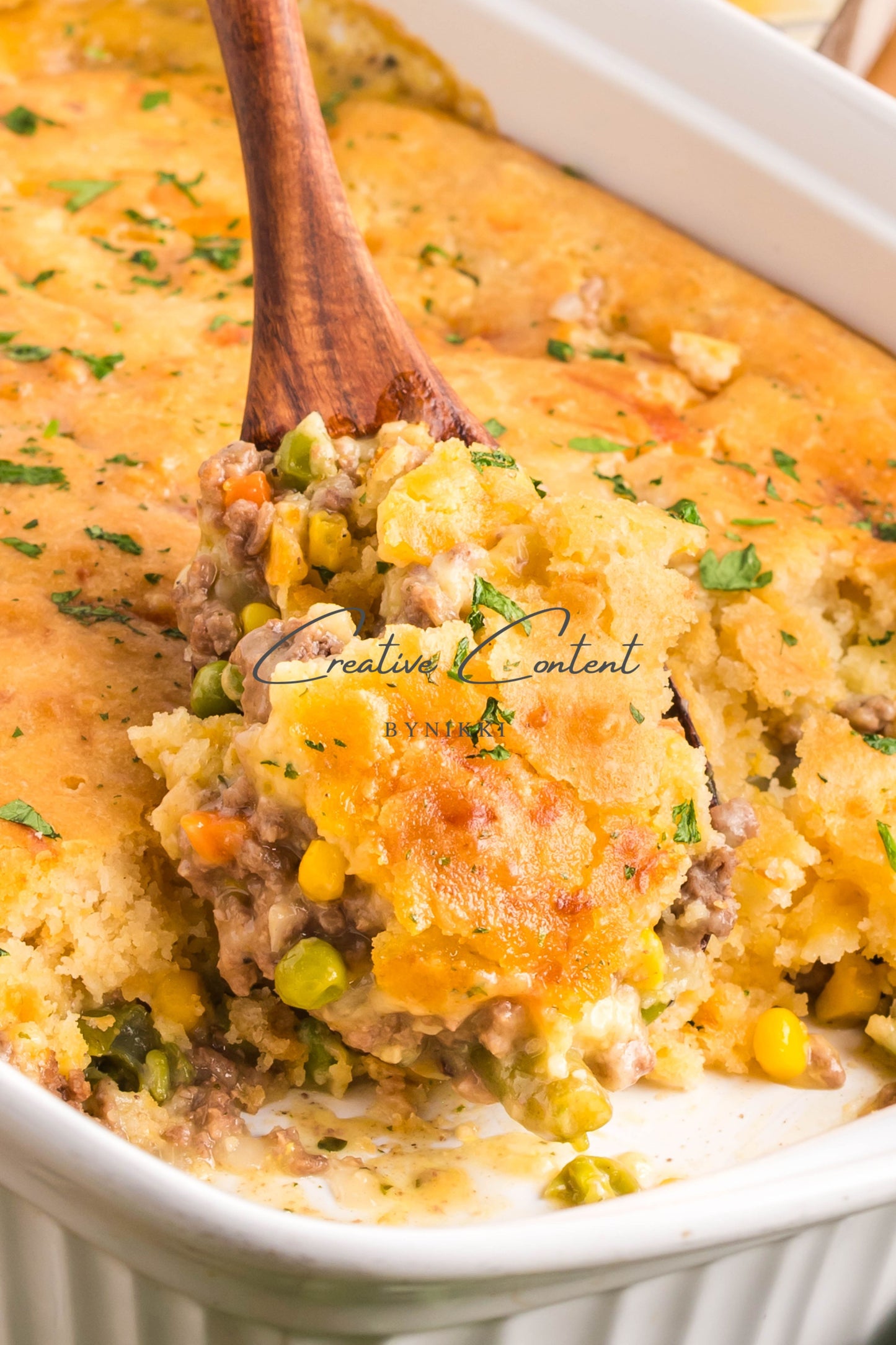 Cheddar Bay Ground Beef Cobbler -  Exclusive