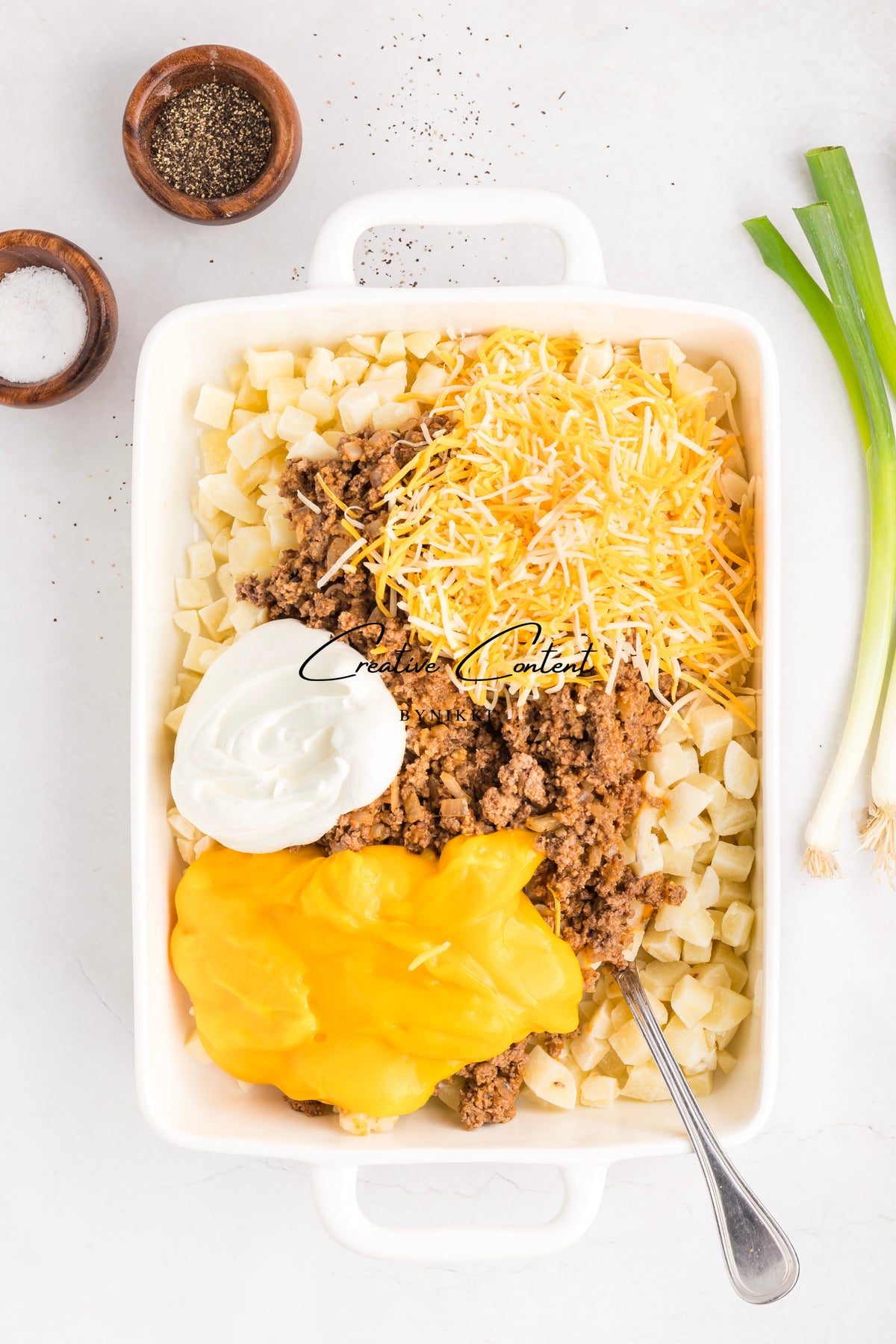 Cheeseburger Potato Casserole - Exclusive