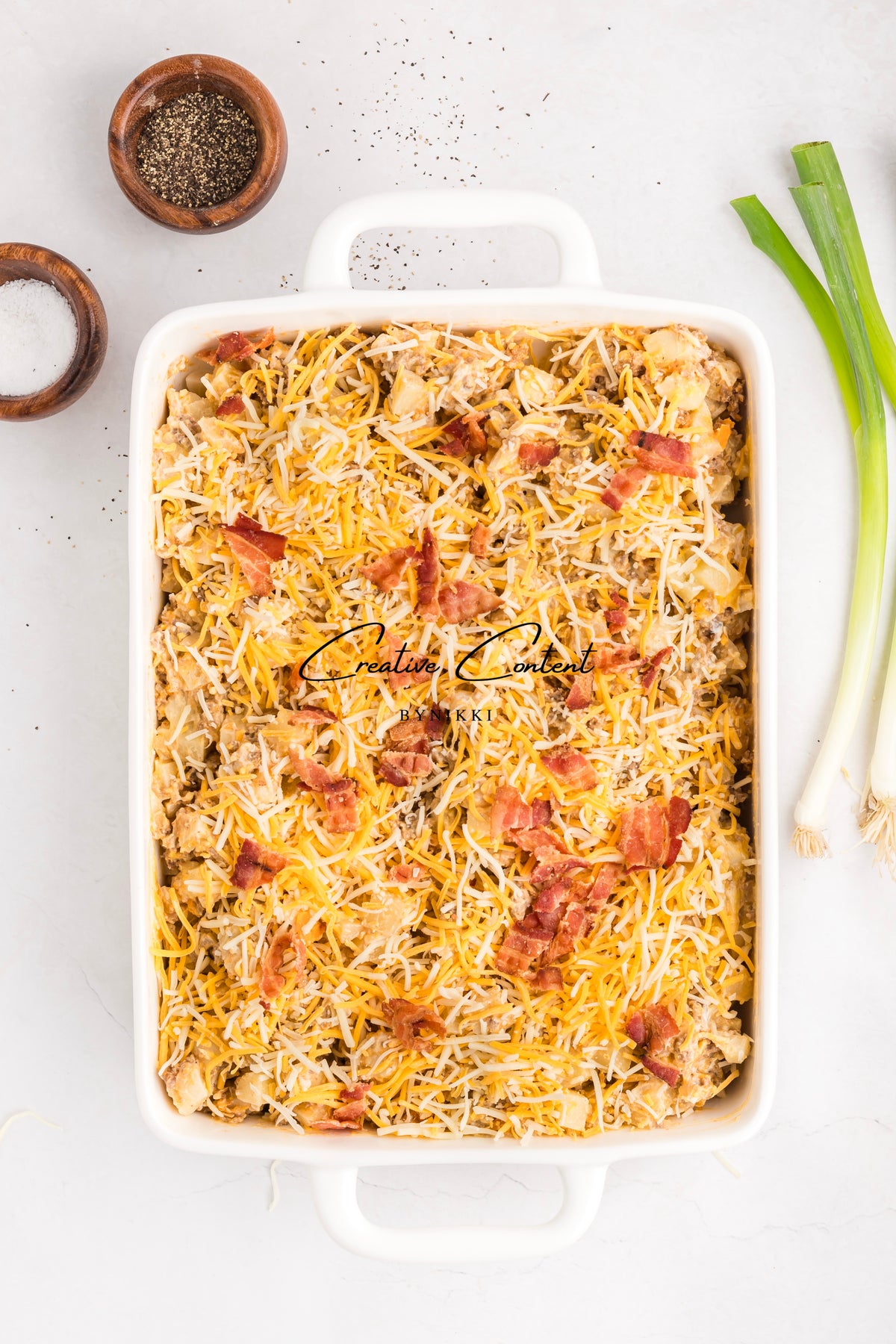 Cheeseburger Potato Casserole - Exclusive