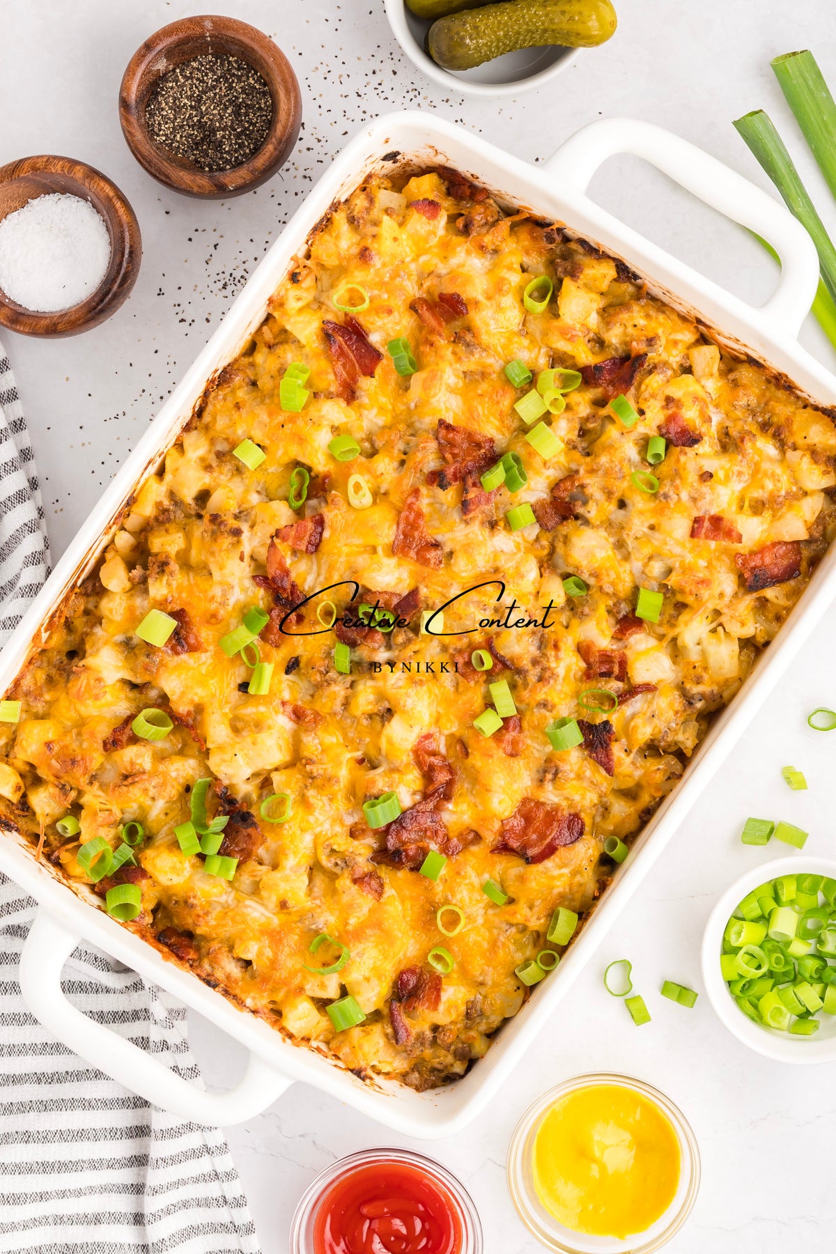 Cheeseburger Potato Casserole - Exclusive