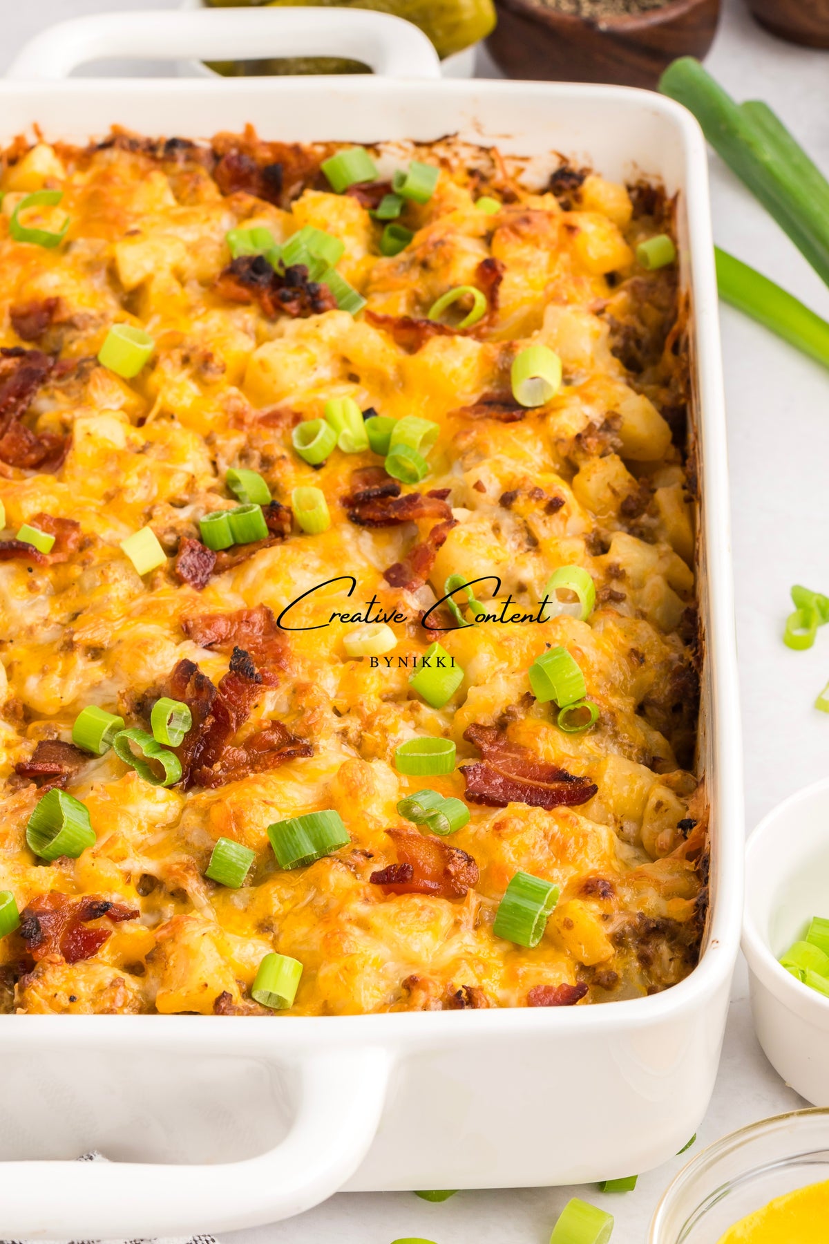 Cheeseburger Potato Casserole - Exclusive