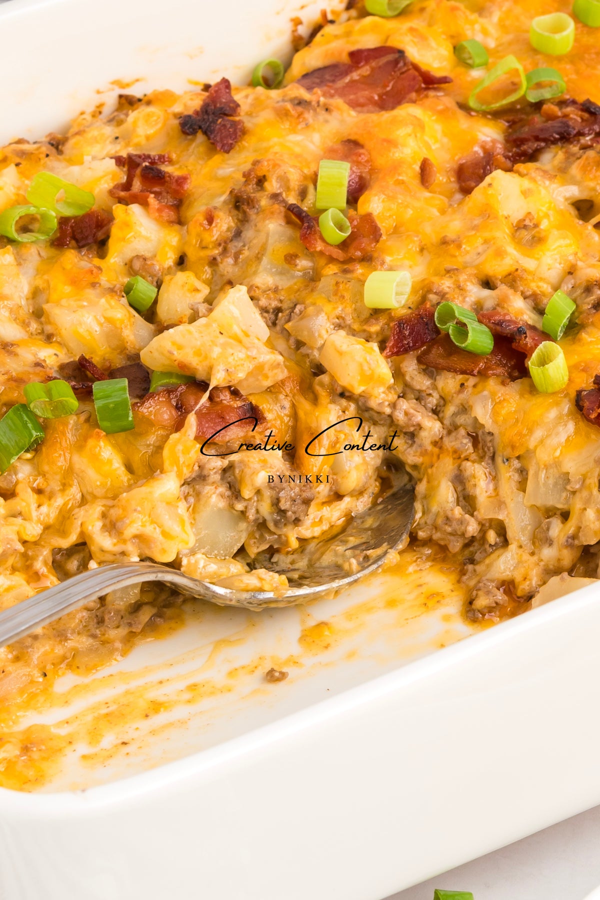 Cheeseburger Potato Casserole - Exclusive