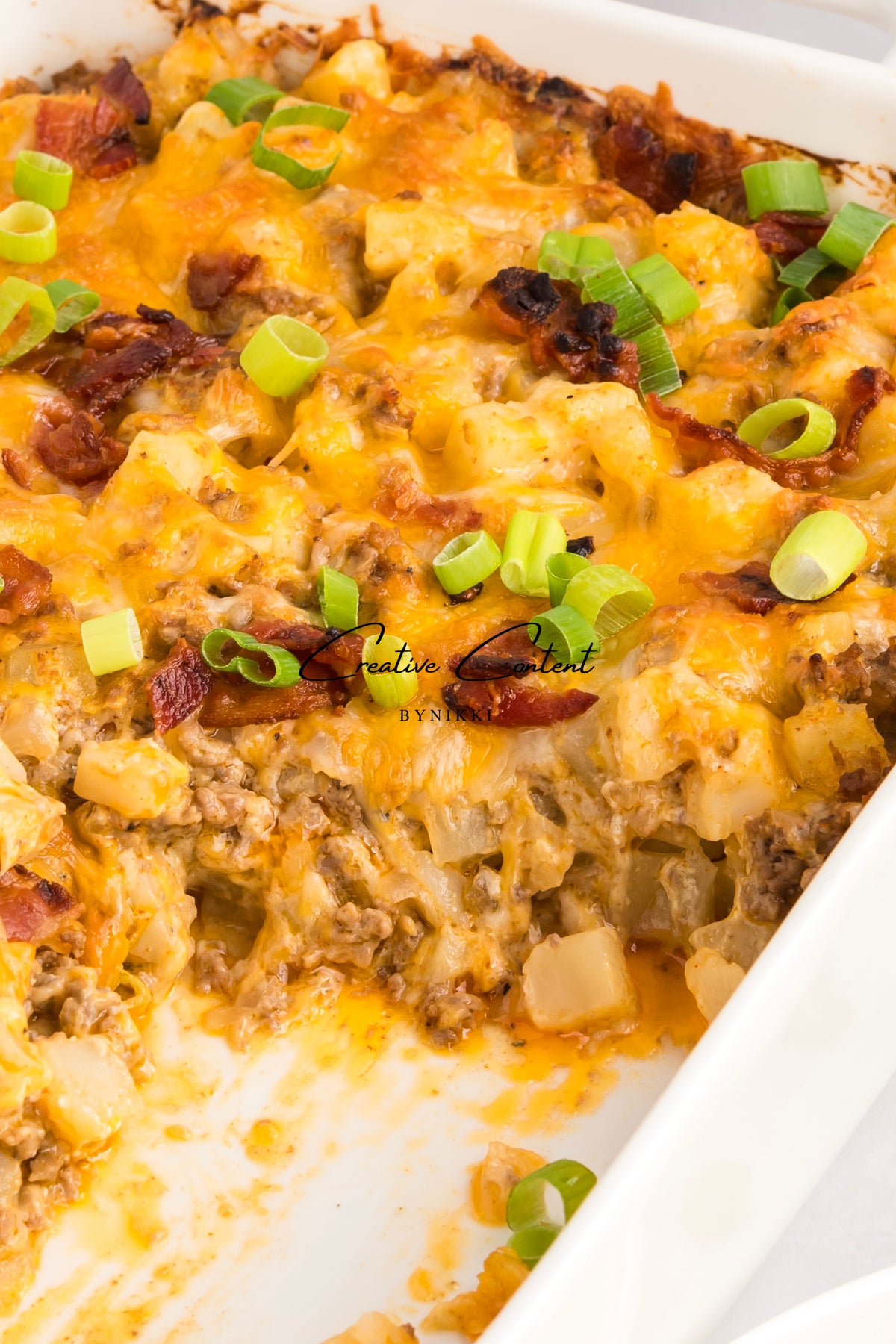 Cheeseburger Potato Casserole - Exclusive