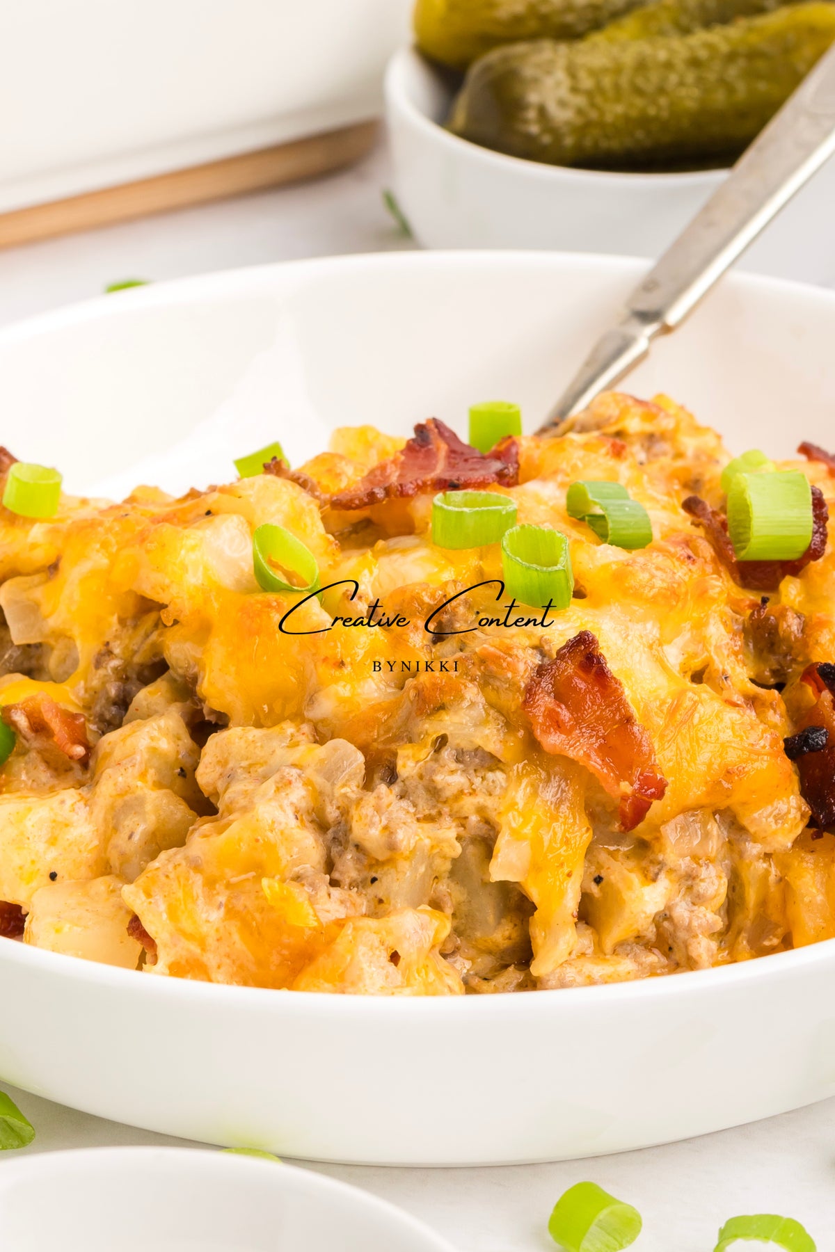 Cheeseburger Potato Casserole - Exclusive