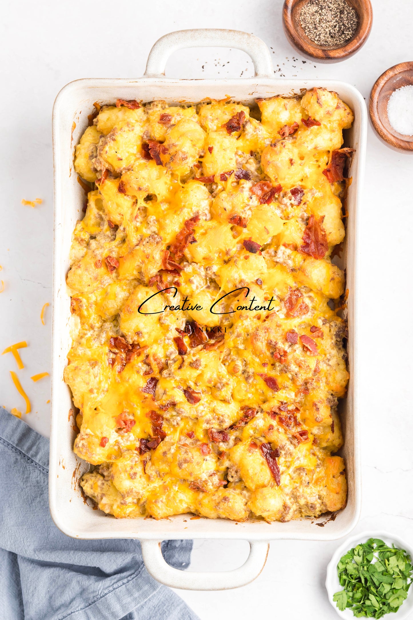 Cheeseburger Tater Tot Casserole - Exclusive