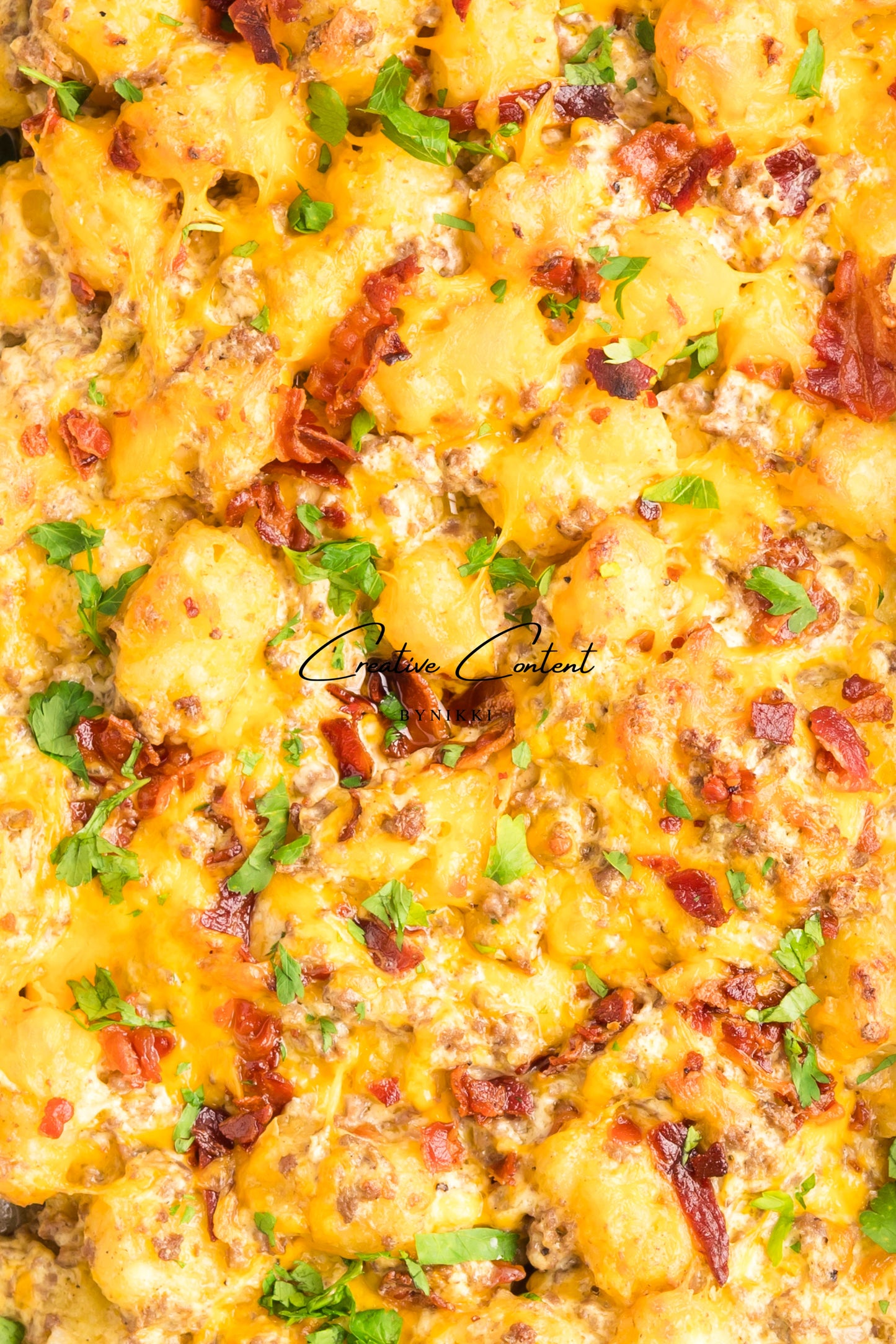 Cheeseburger Tater Tot Casserole - Exclusive