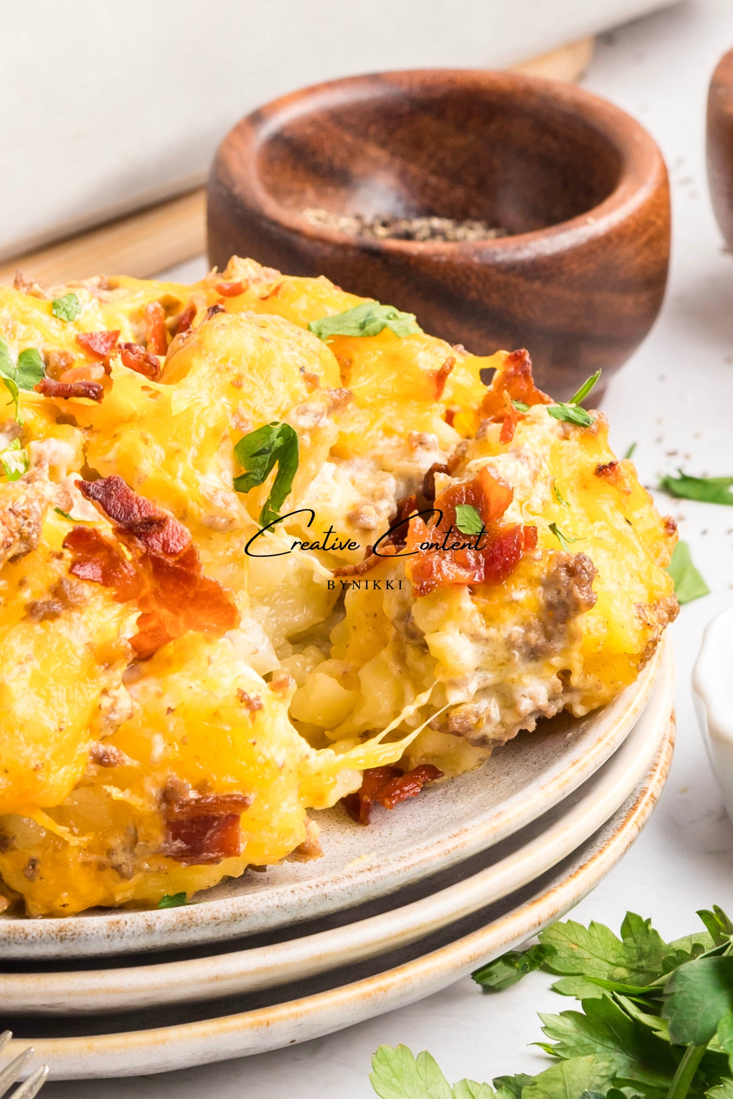 Cheeseburger Tater Tot Casserole - Exclusive