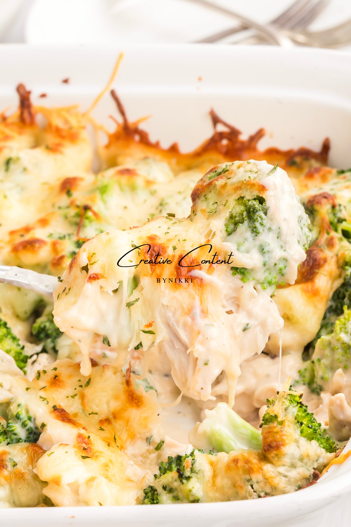 Cheesy Chicken Broccoli Alfredo  - Exclusive