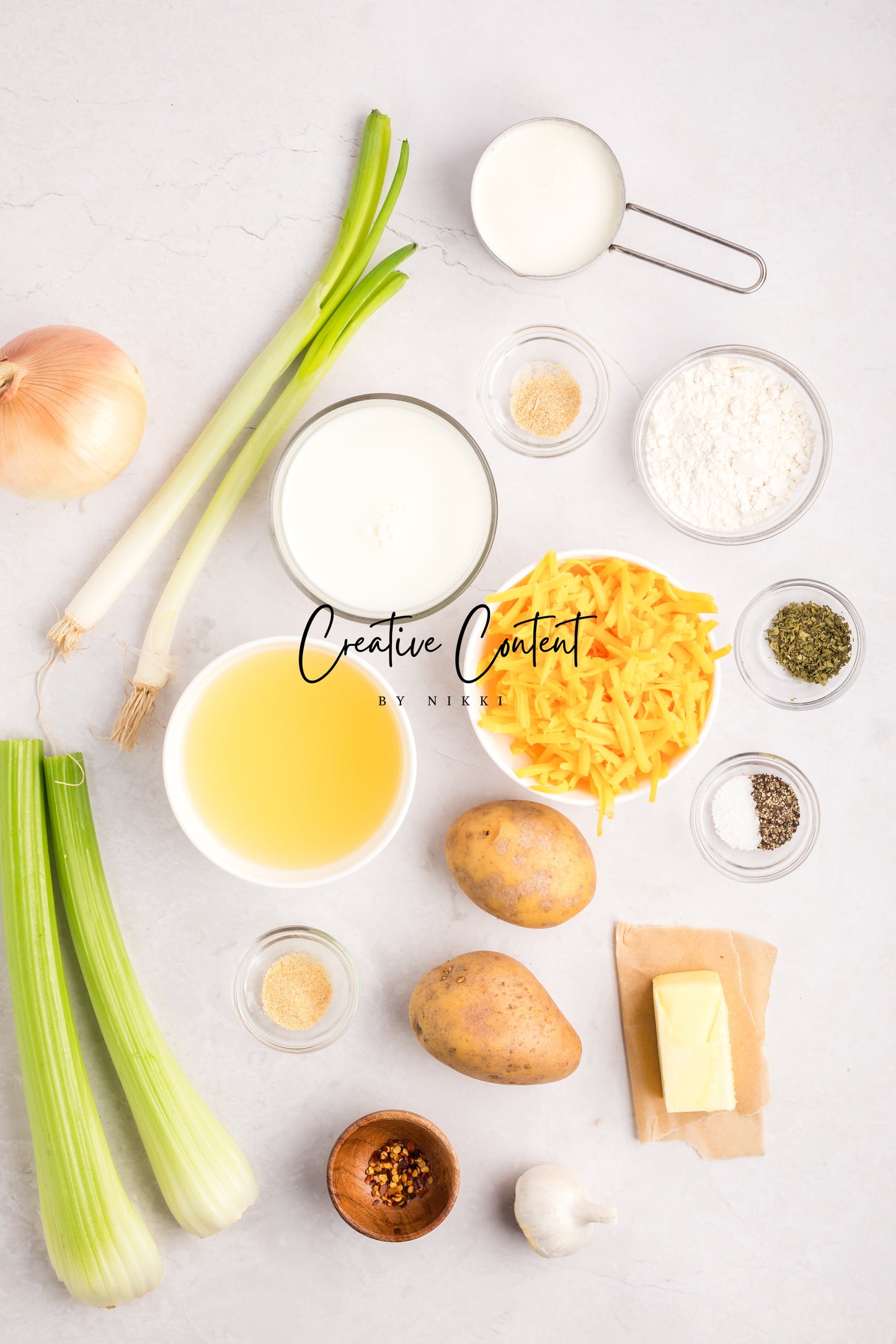 Cheesy Potato Soup - Set 2 of 2