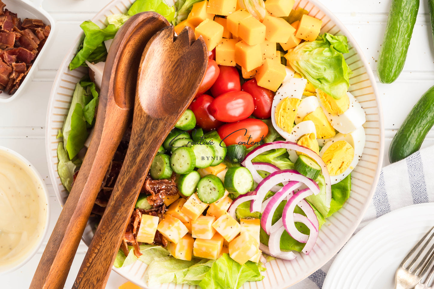 Chef Salad + Homemade Dressing - Exclusive