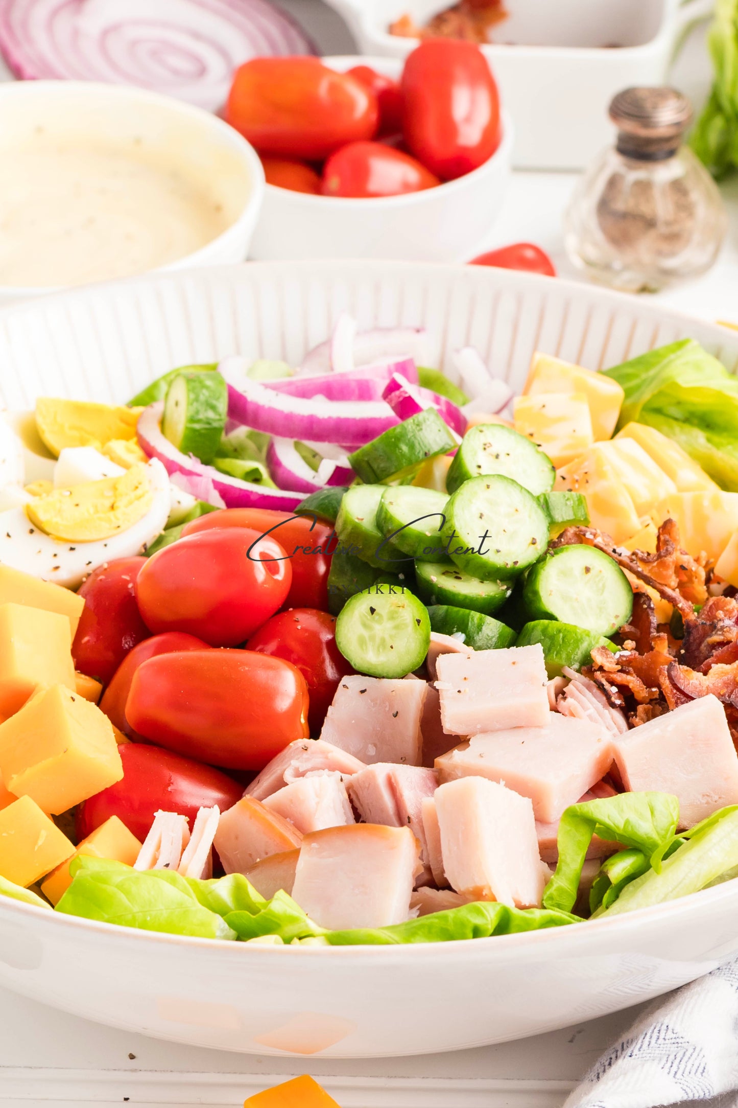 Chef Salad + Homemade Dressing - Exclusive
