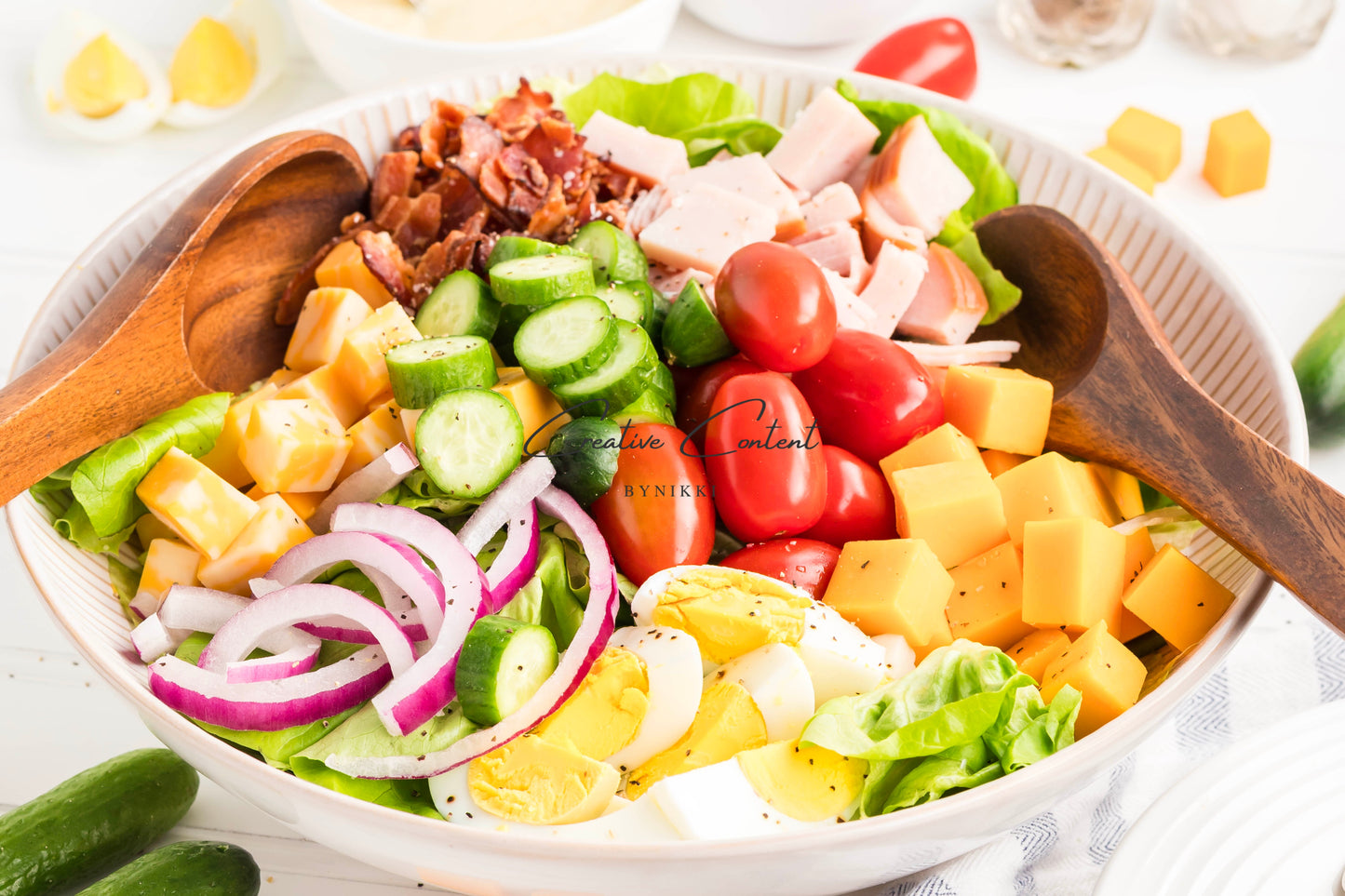 Chef Salad + Homemade Dressing - Exclusive