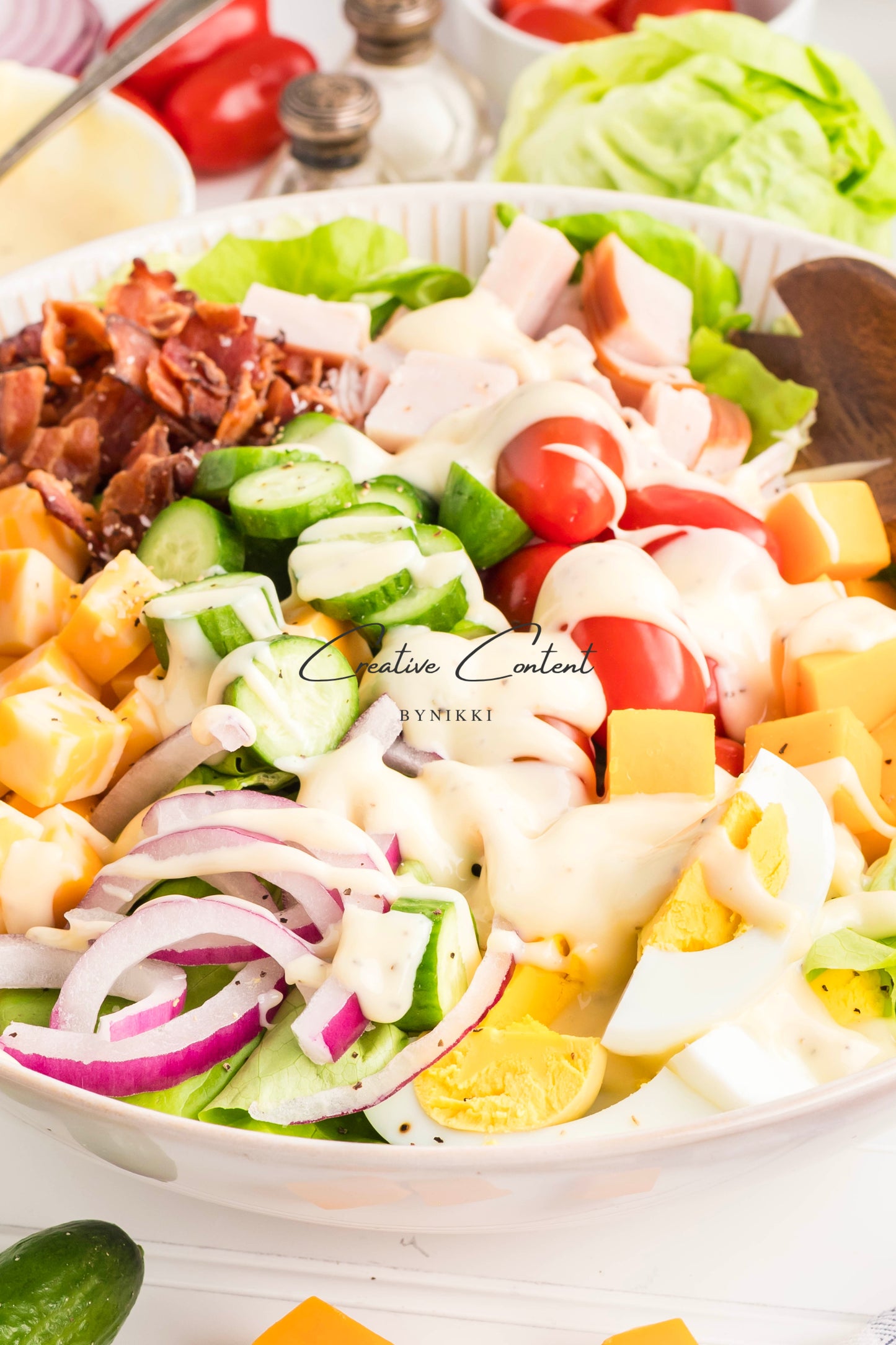 Chef Salad + Homemade Dressing - Exclusive