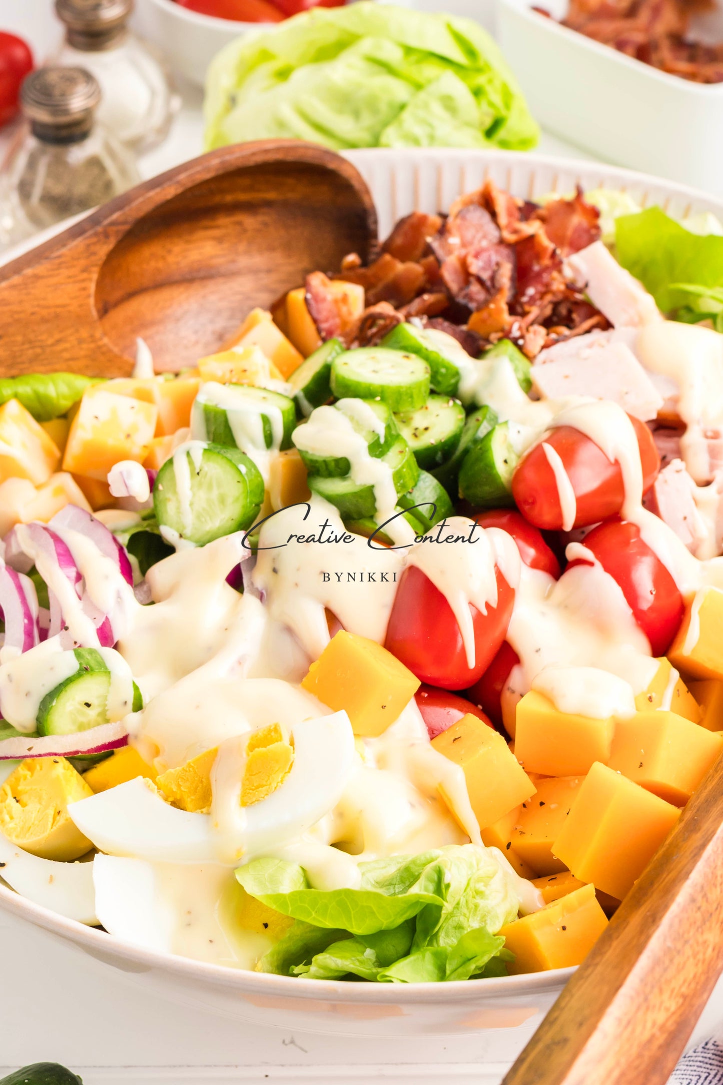 Chef Salad + Homemade Dressing - Exclusive