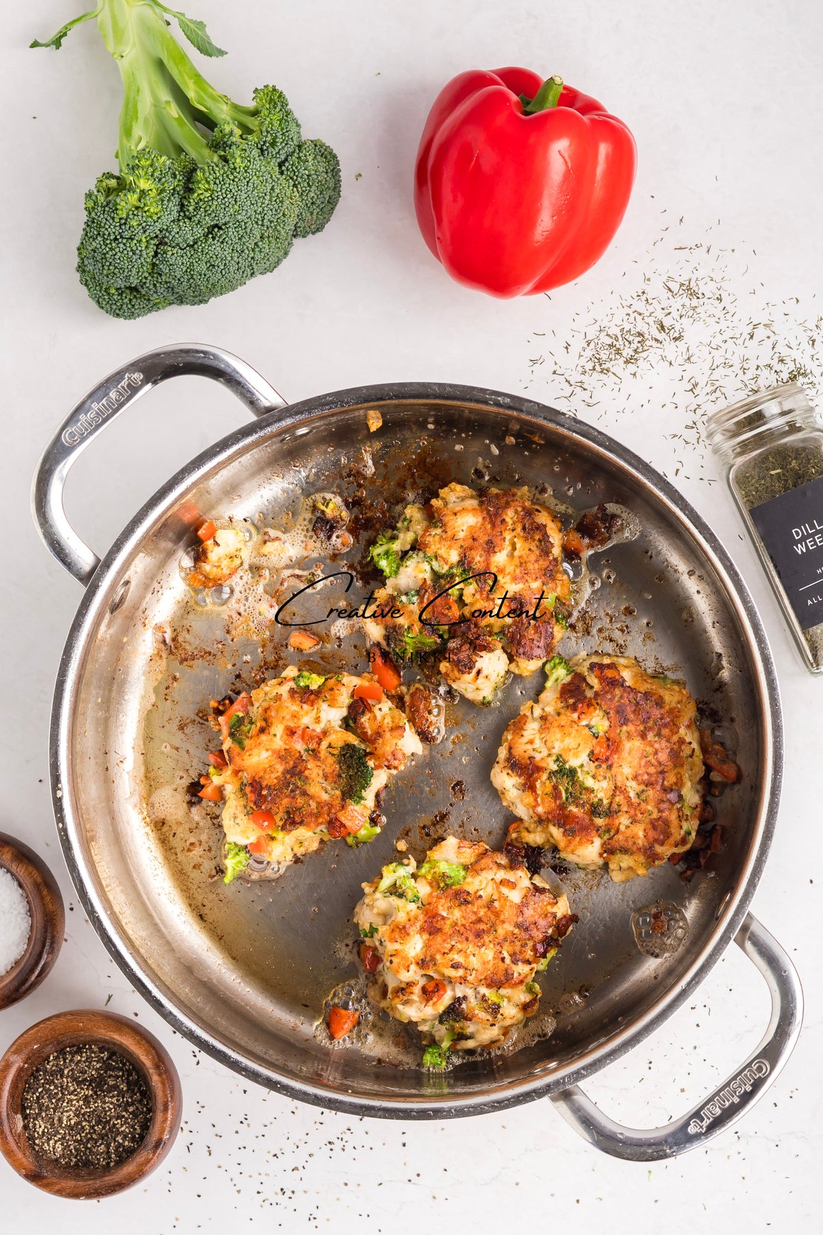 Chicken Broccoli Parm Fritters + Garlic Aioli - Exclusive